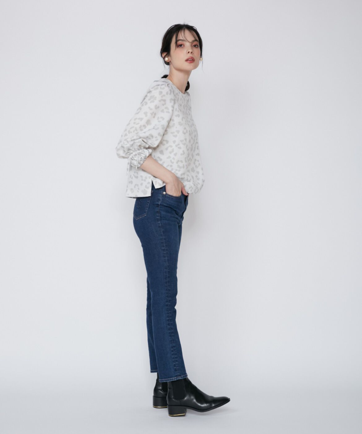 Maglie le cassetto「レオパードプリントブラウス」|シャツ・ブラウス|