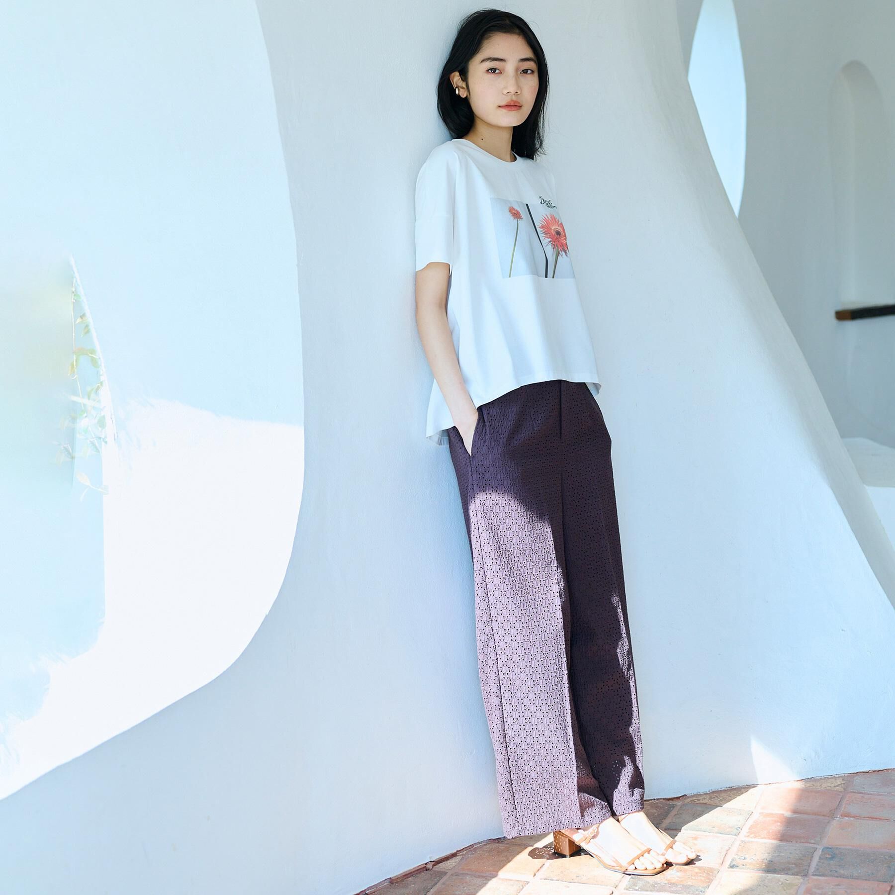 grove「【コラボITEM】DILIGENCE PARLOUR フォトフレアTシャツ」|Tシャツ・カットソー|