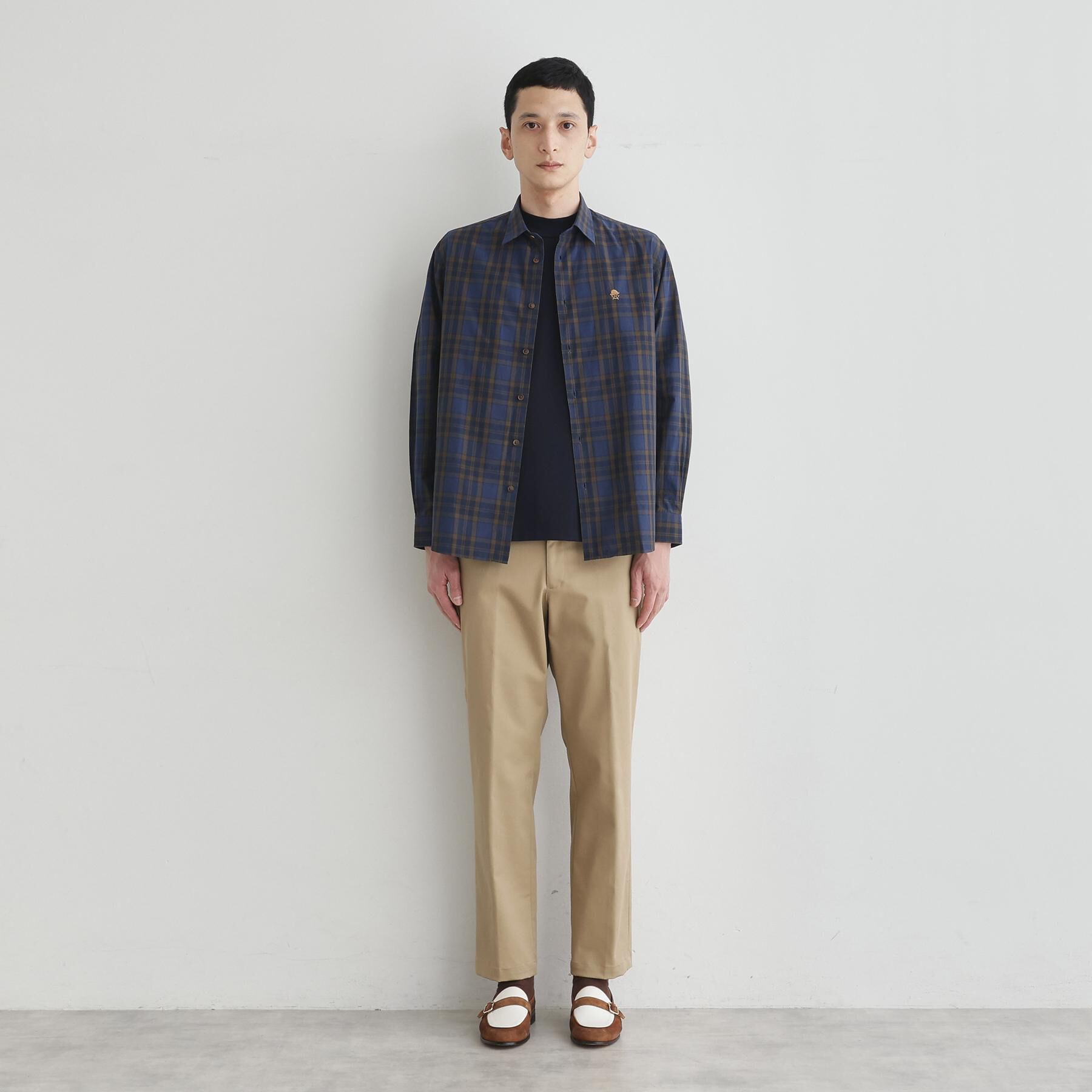TAKEO KIKUCHI「【LIMITED】ダークチェック長袖シャツ」|シャツ・ブラウス|