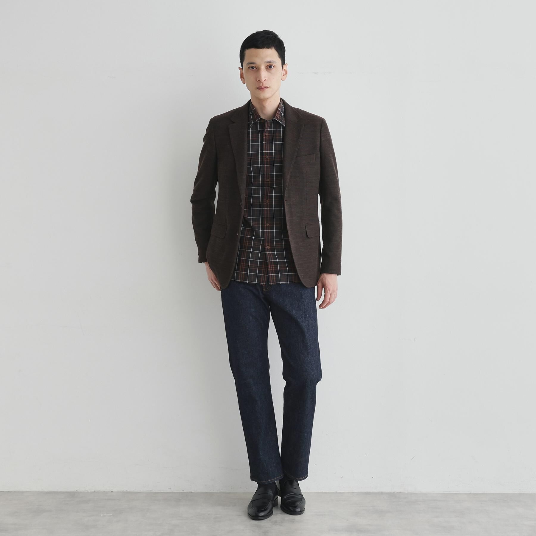 TAKEO KIKUCHI「【LIMITED】ダークチェック長袖シャツ」|シャツ・ブラウス|