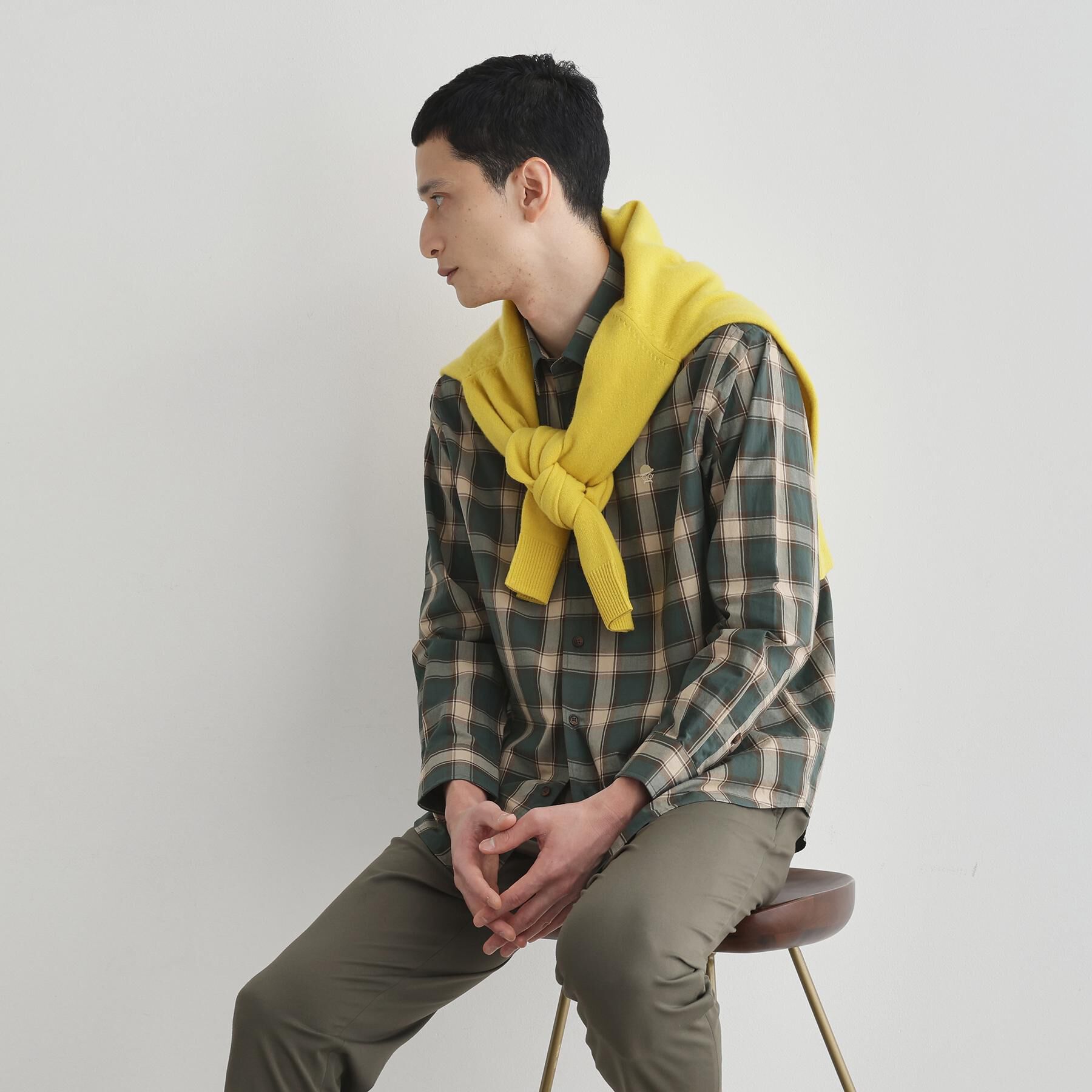TAKEO KIKUCHI「【LIMITED】ダークチェック長袖シャツ」|シャツ・ブラウス|