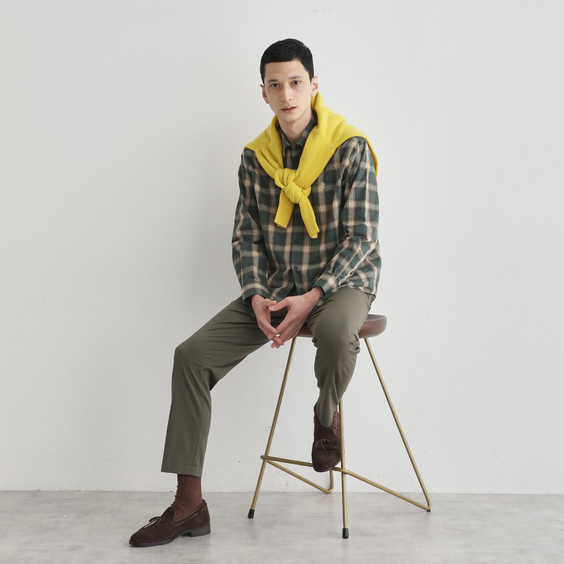 TAKEO KIKUCHI「【LIMITED】ダークチェック長袖シャツ」|シャツ・ブラウス|