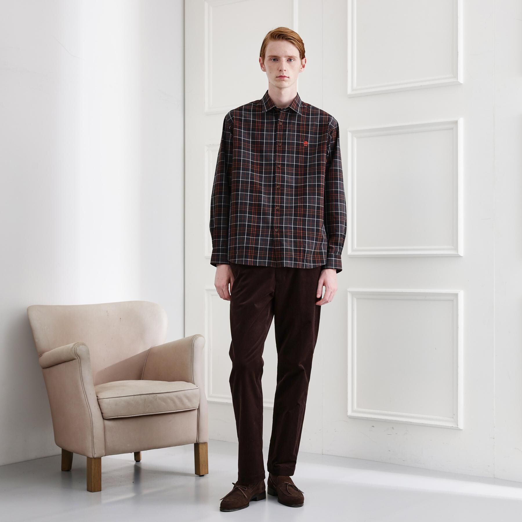 TAKEO KIKUCHI「【LIMITED】ダークチェック長袖シャツ」|シャツ・ブラウス|