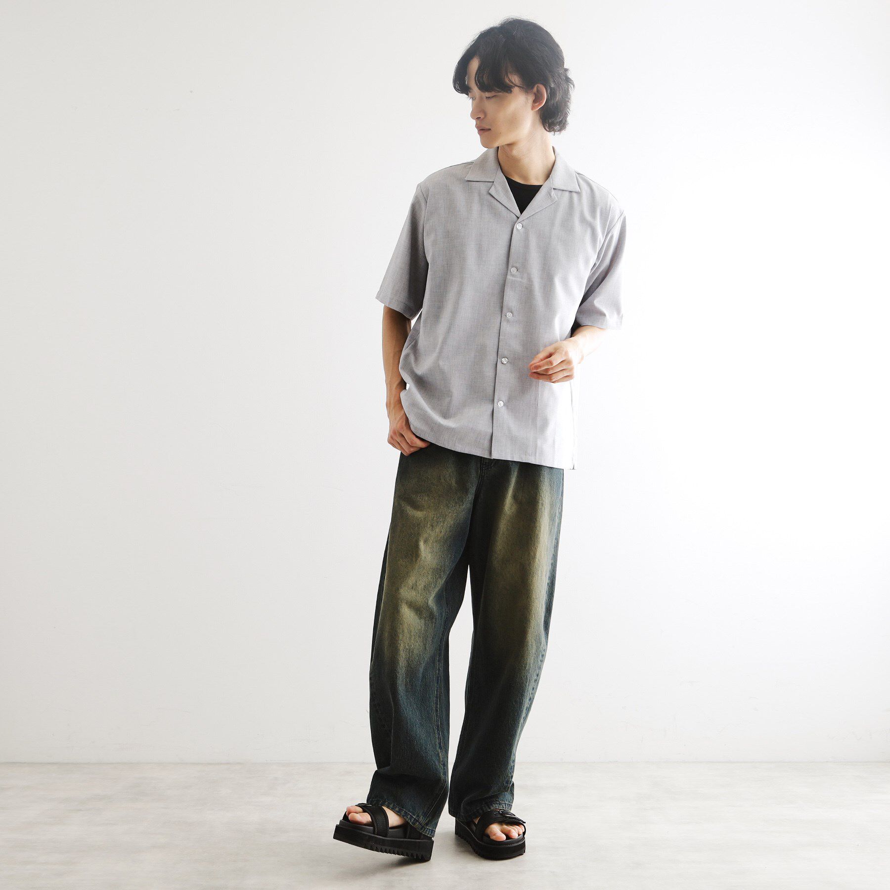 tk.TAKEO KIKUCHI「【マシンウォッシャブル/吸水速乾】ポリトロシャツ　セットアップ対応」|シャツ・ブラウス|