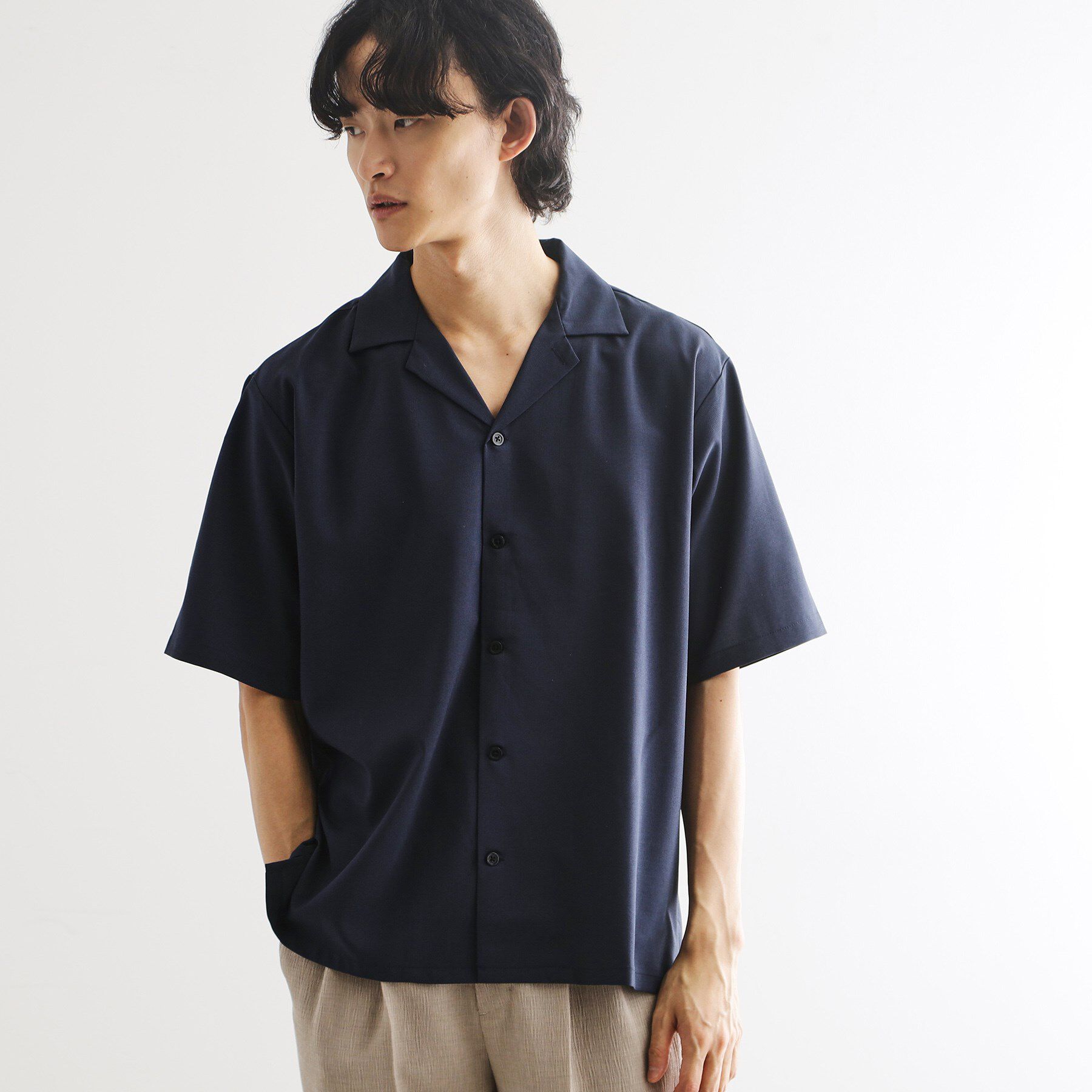 tk.TAKEO KIKUCHI「【マシンウォッシャブル/吸水速乾】ポリトロシャツ　セットアップ対応」|シャツ・ブラウス|