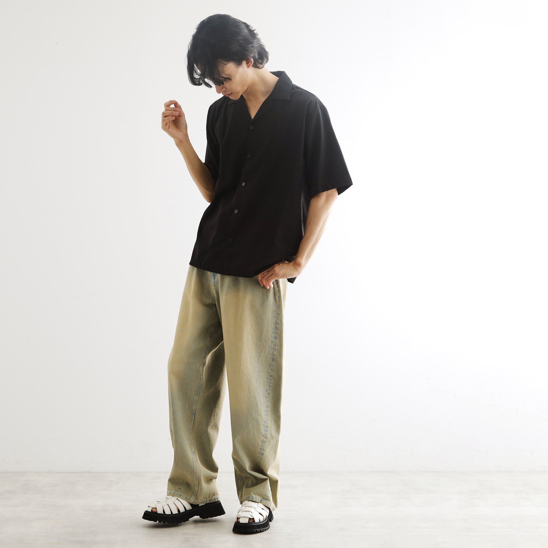 tk.TAKEO KIKUCHI「【マシンウォッシャブル/吸水速乾】ポリトロシャツ　セットアップ対応」|シャツ・ブラウス|