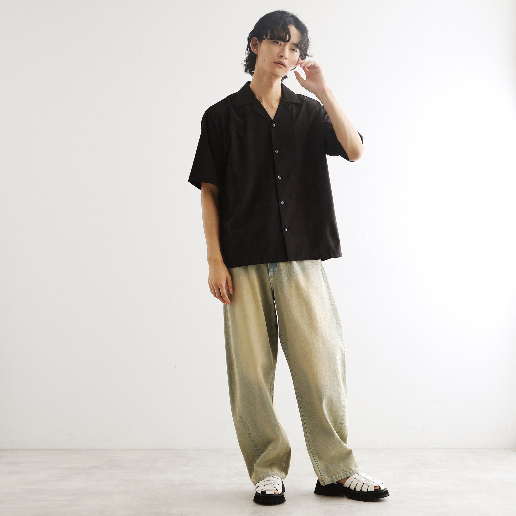 tk.TAKEO KIKUCHI「【マシンウォッシャブル/吸水速乾】ポリトロシャツ　セットアップ対応」|シャツ・ブラウス|