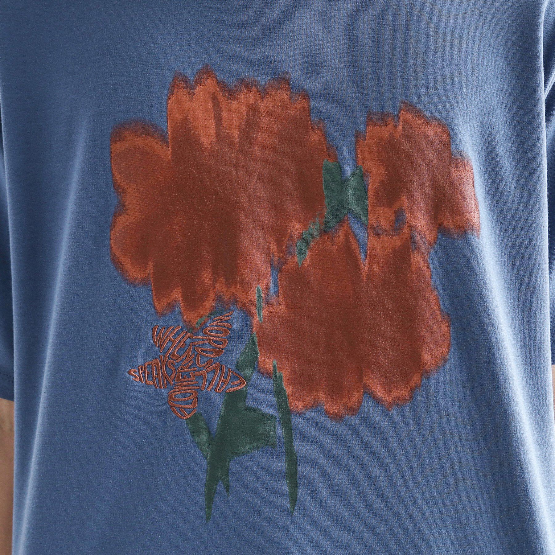 tk.TAKEO KIKUCHI「ボカシフラワーTシャツ」|Tシャツ・カットソー|