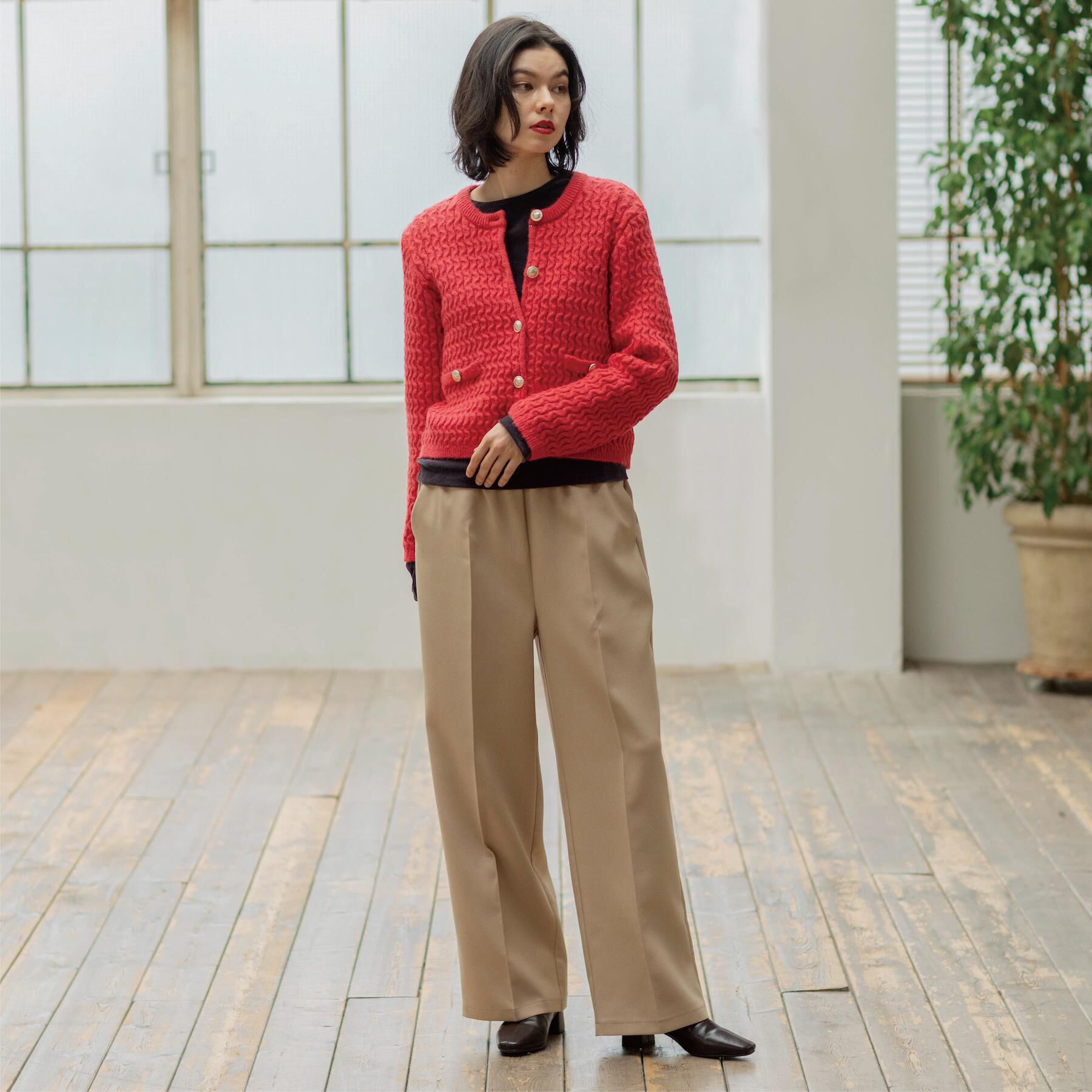 OPAQUE.CLIP「イージーワイドパンツ【洗濯機OK】」|その他|