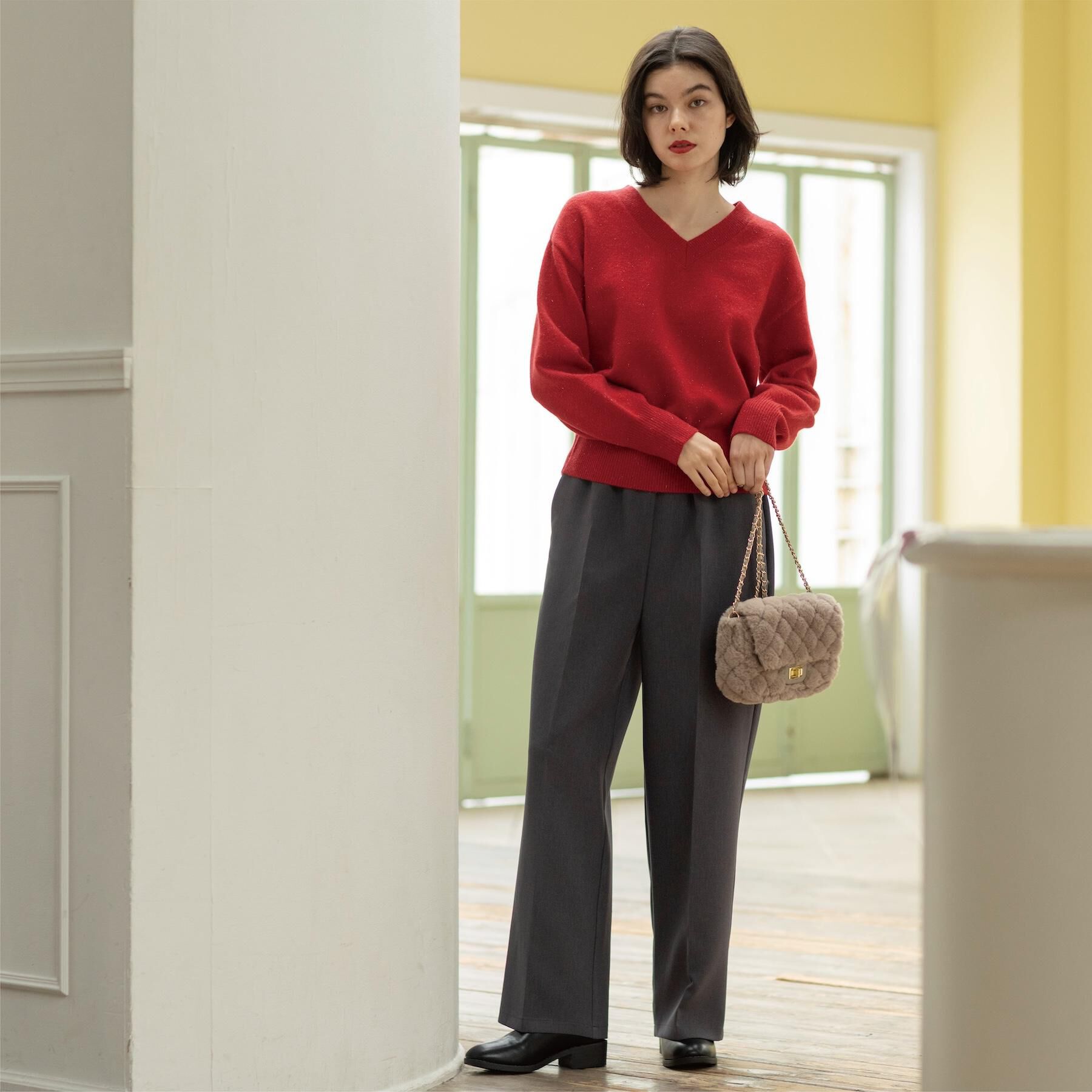 OPAQUE.CLIP「イージーワイドパンツ【洗濯機OK】」|その他|