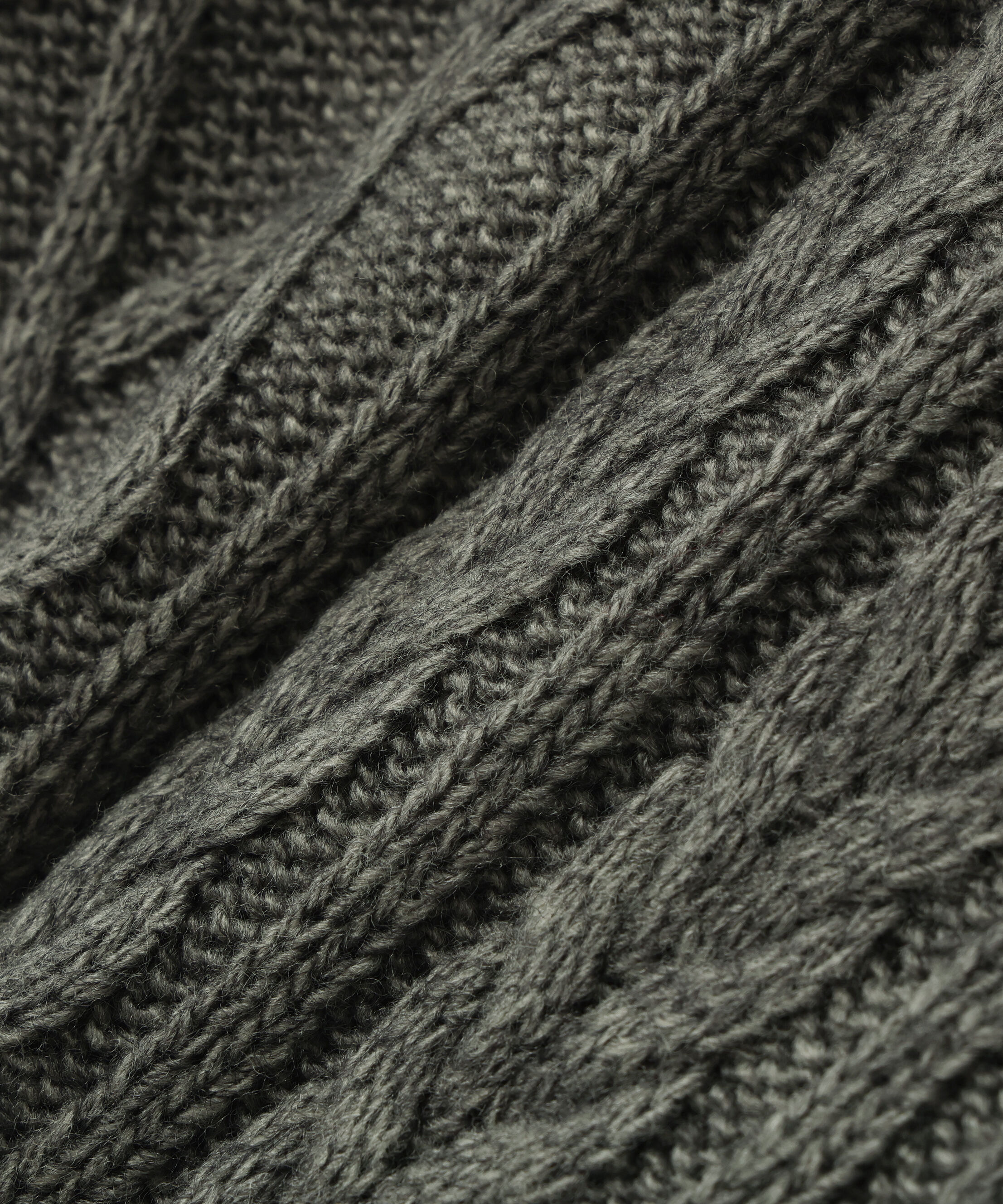  「ハーフジップケーブルニット」|ニット・セーター|