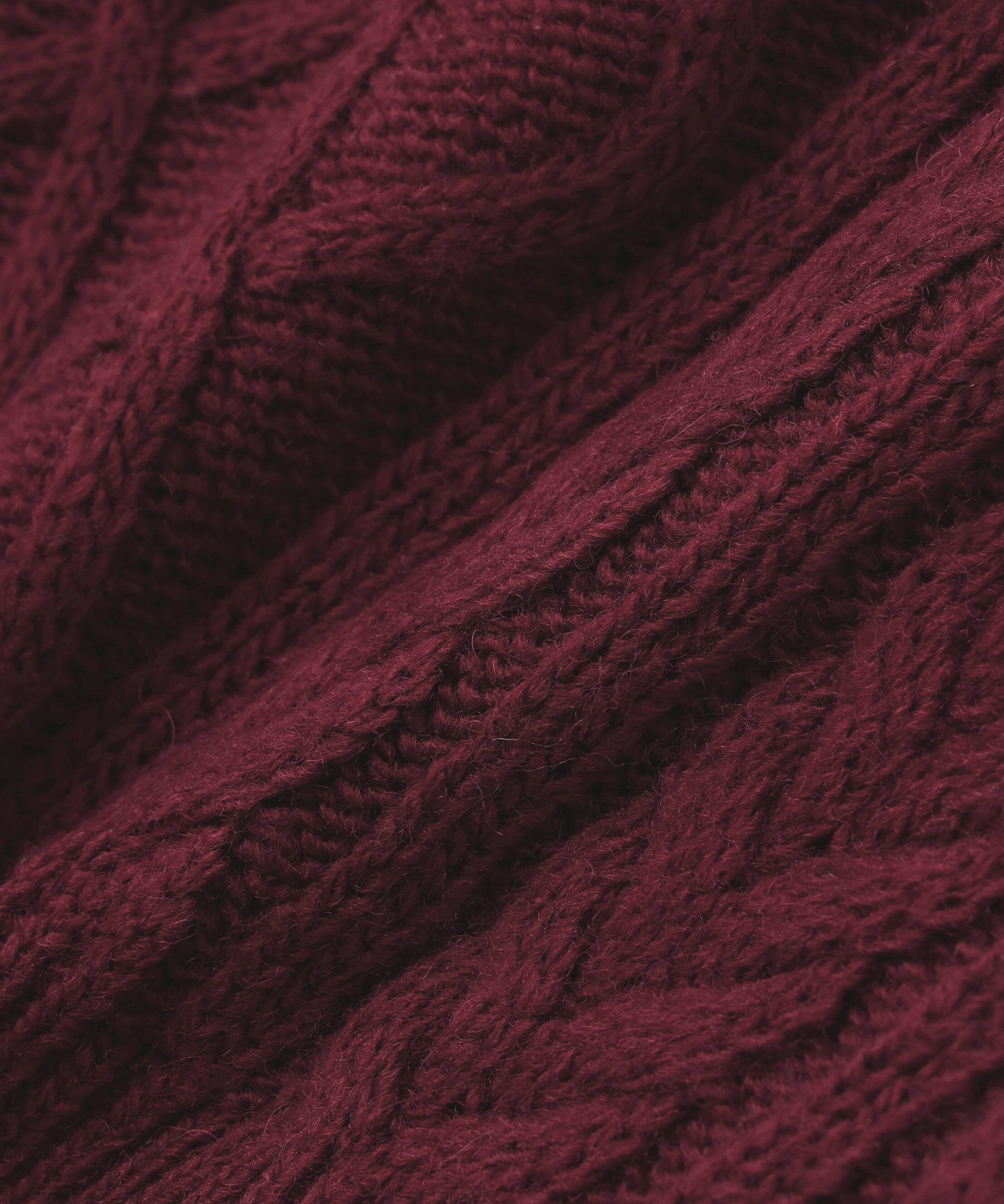  「ハーフジップケーブルニット」|ニット・セーター|