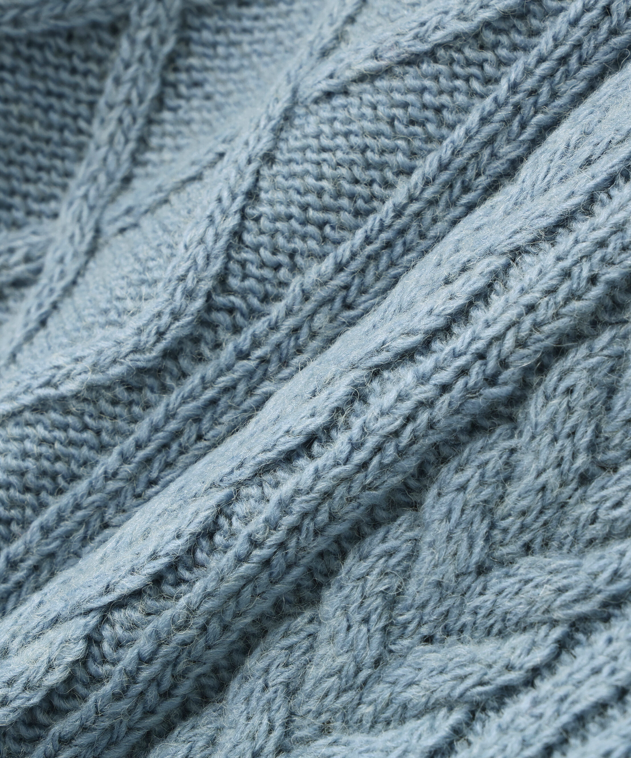  「ハーフジップケーブルニット」|ニット・セーター|