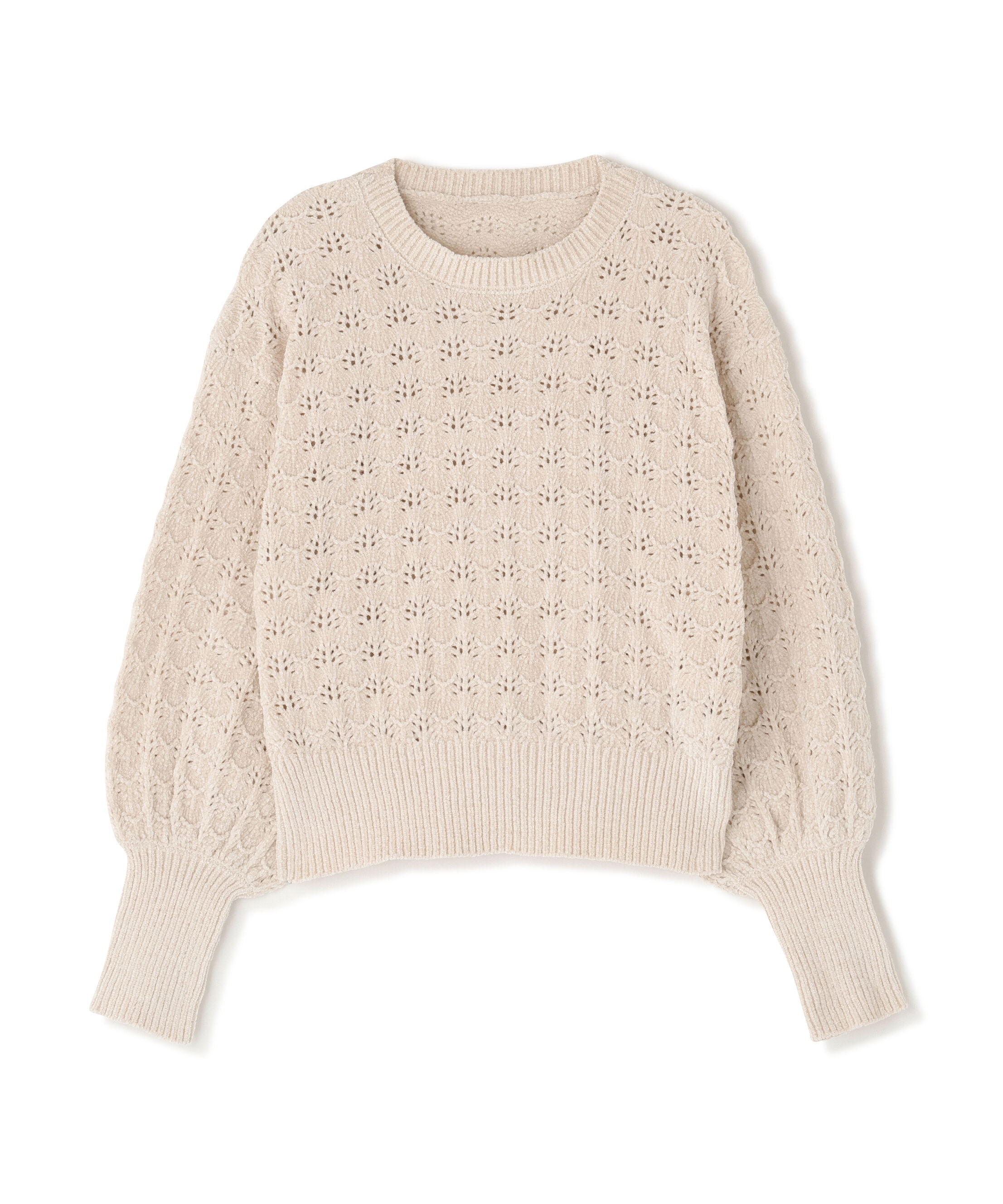  「モールアイレットニット」|ニット・セーター|