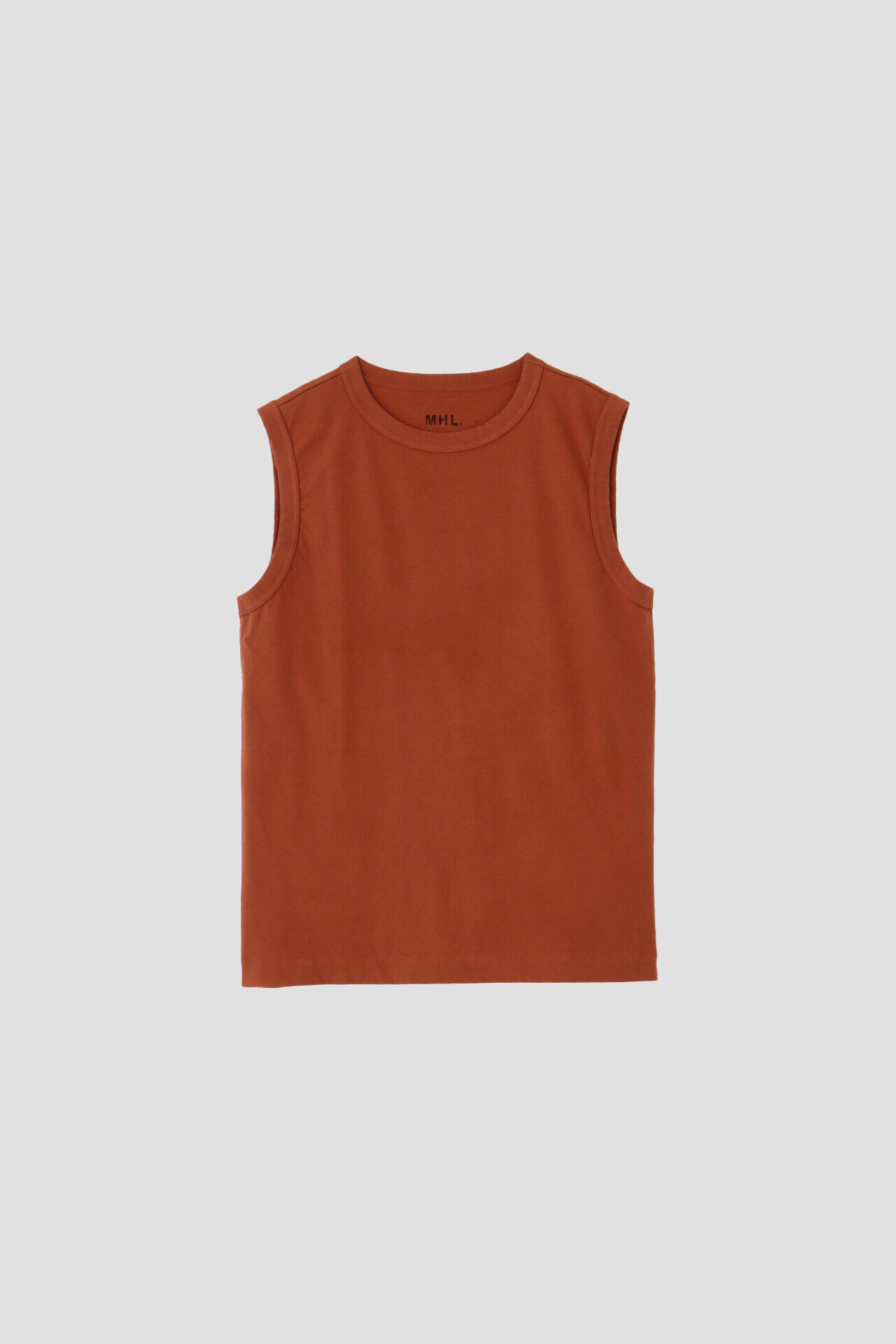 MHL.「GARMENT DYE BASIC JERSEY」|Tシャツ・カットソー|RUST3