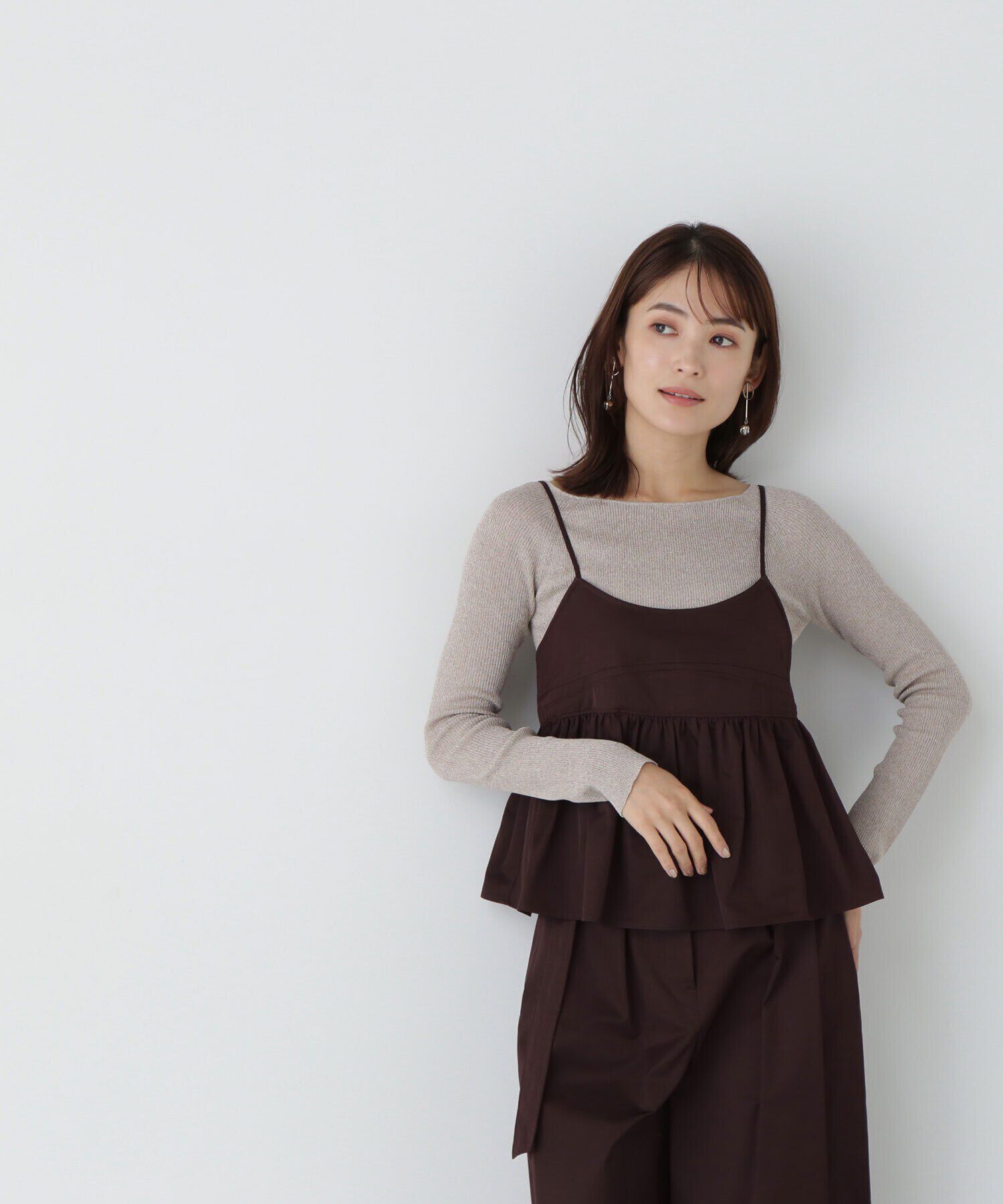  「クロップドキャミ」|シャツ・ブラウス|