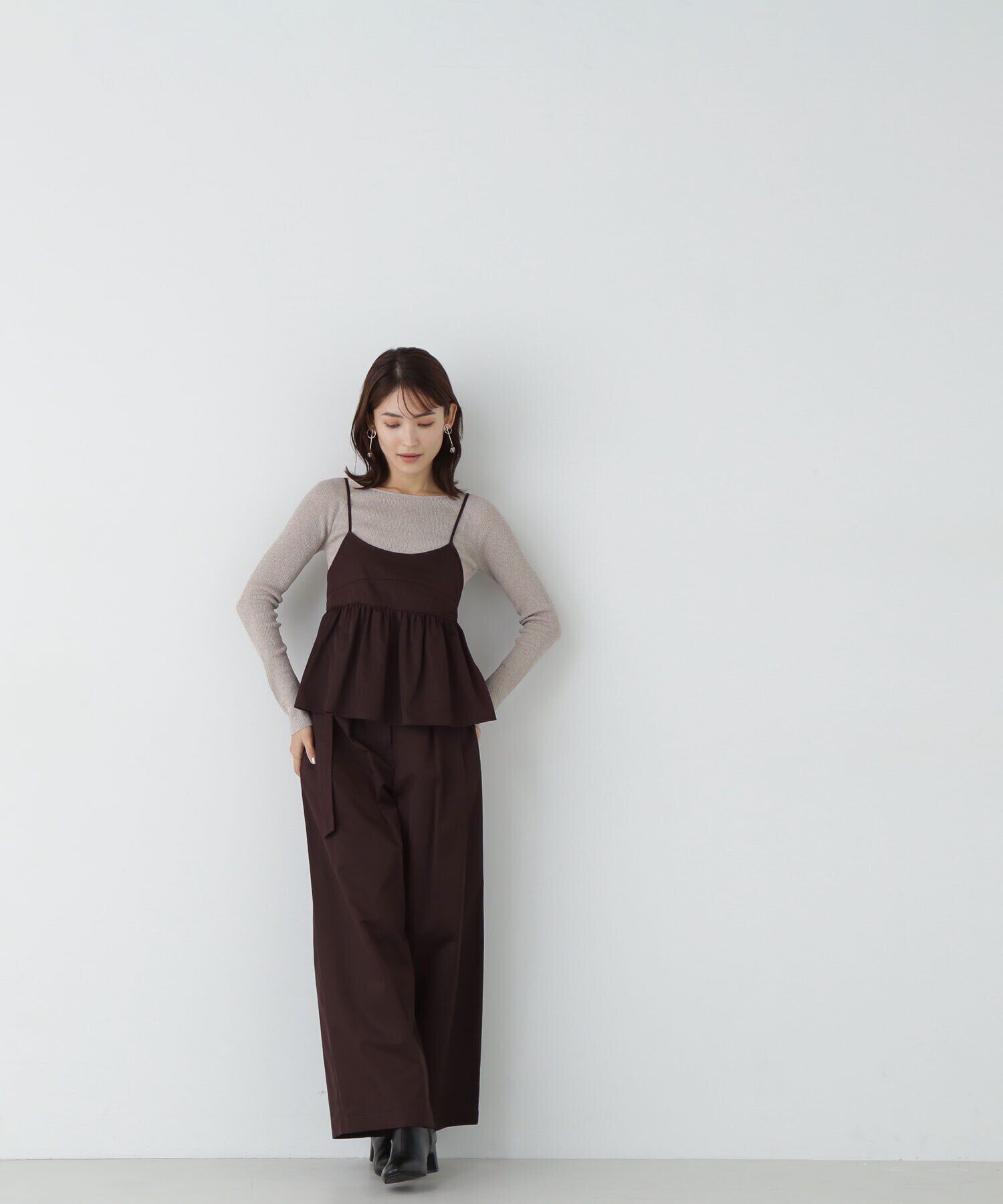  「クロップドキャミ」|シャツ・ブラウス|