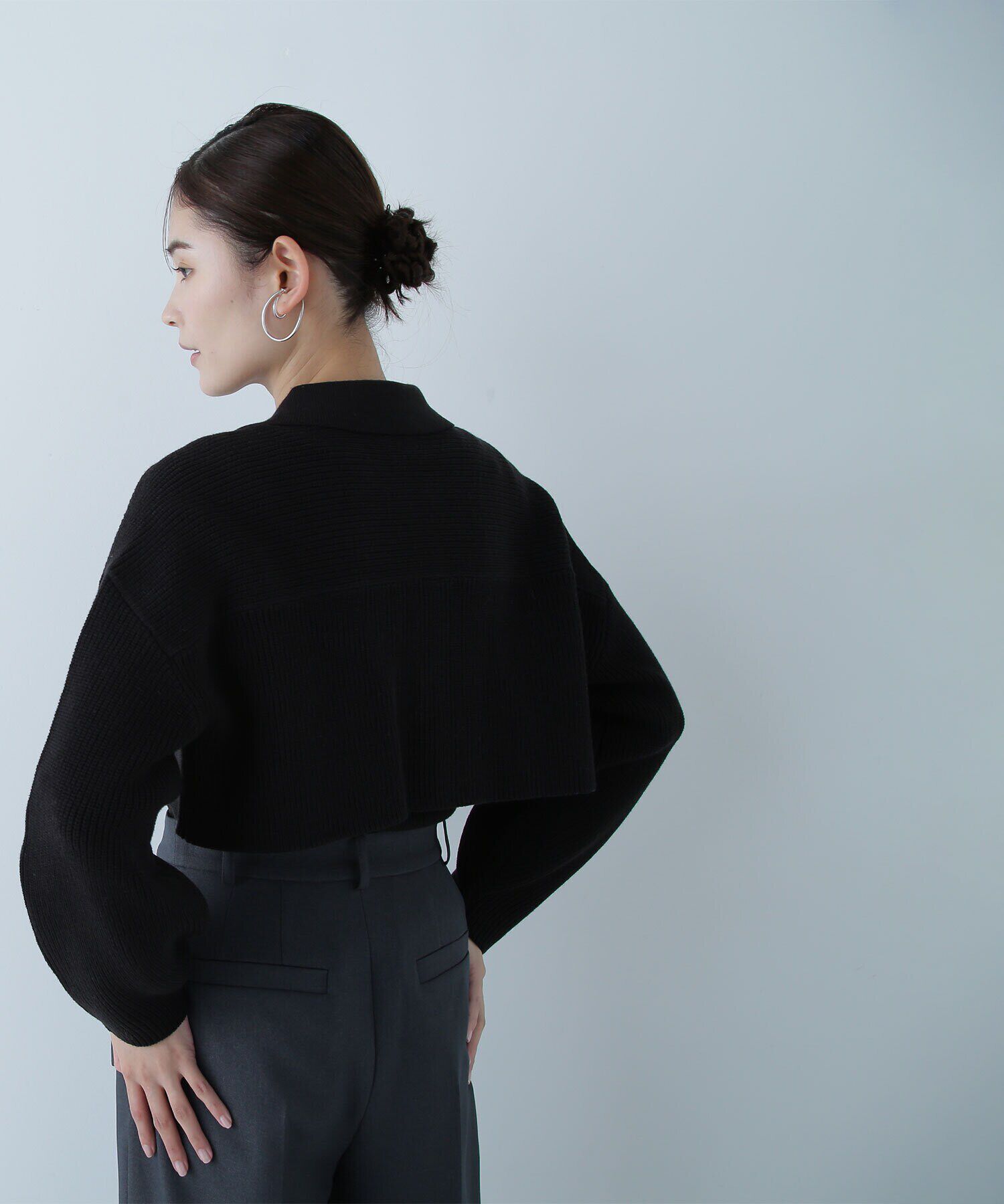  「ポロジップカーデセット」|ニット・セーター|