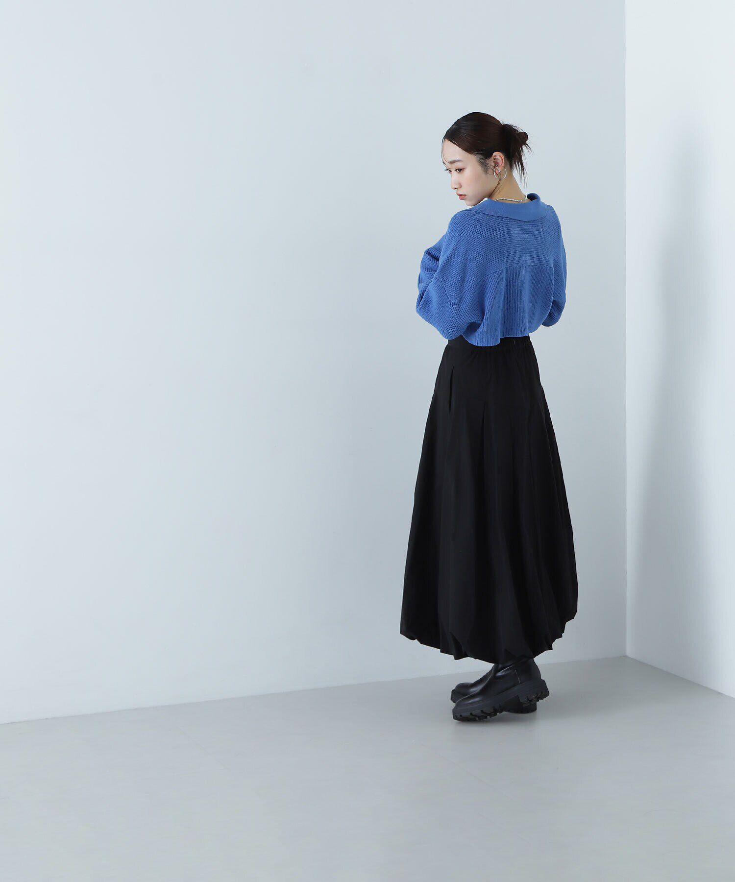  「ポロジップカーデセット」|ニット・セーター|