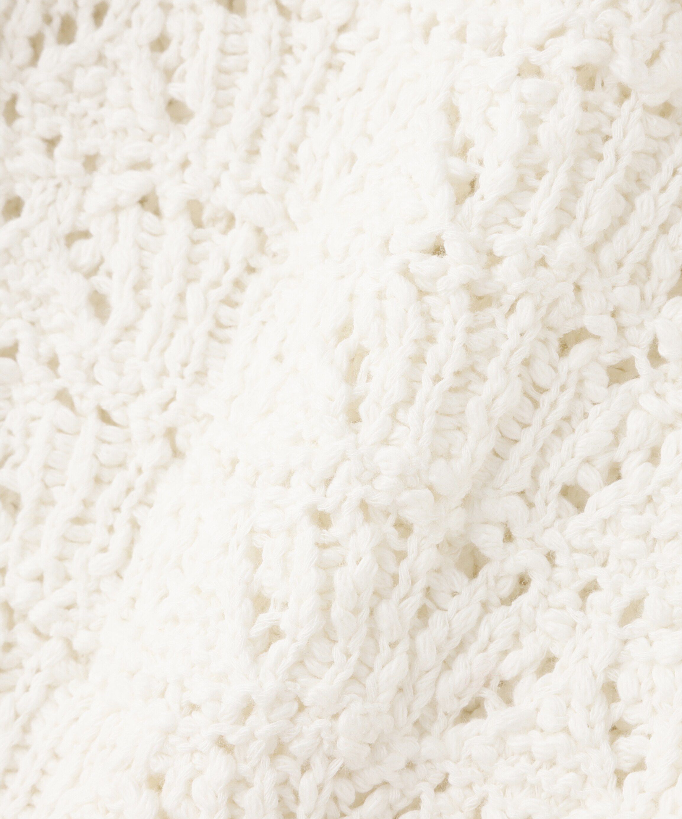  「ボートネッククロシェニット」|ニット・セーター|