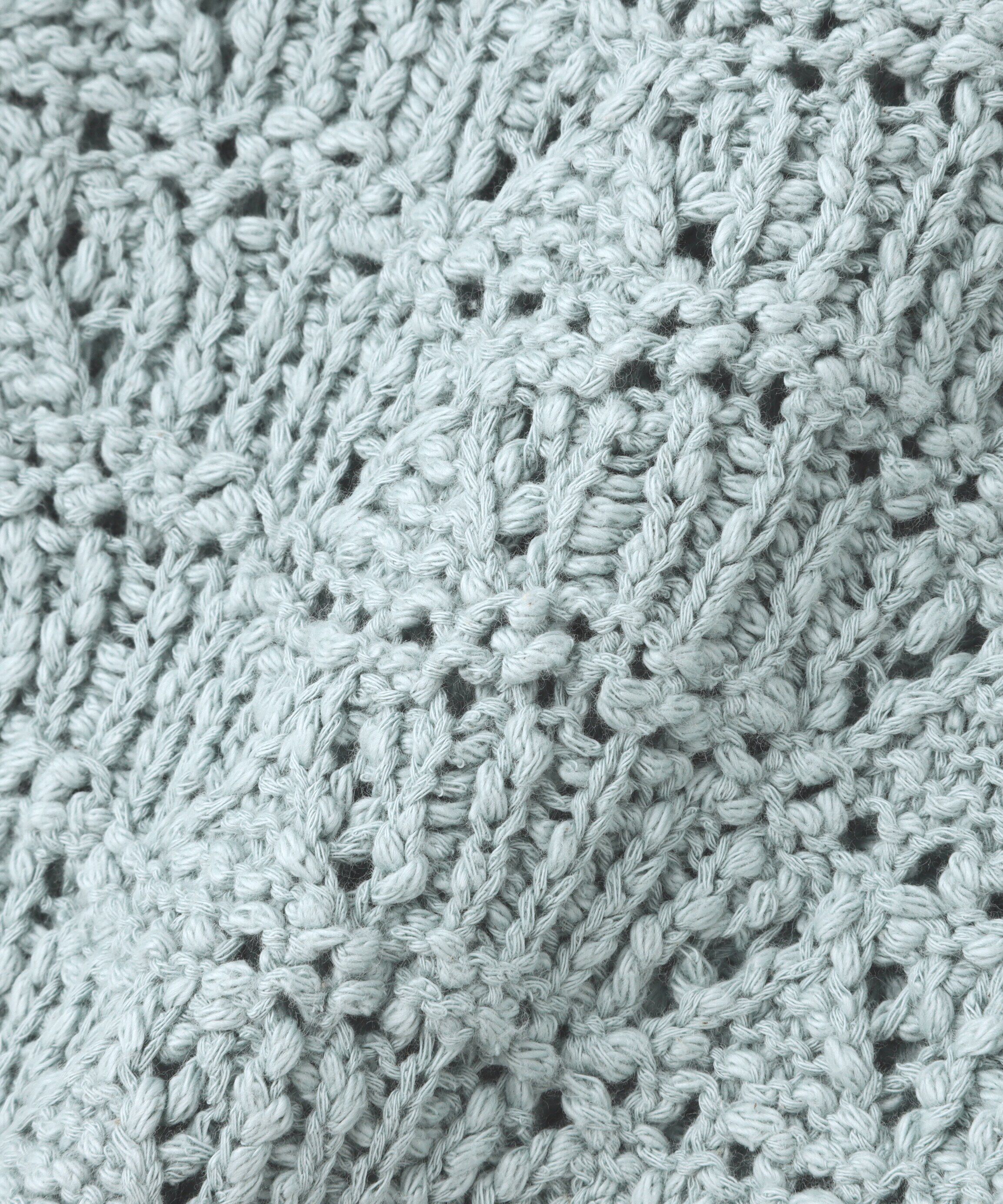  「ボートネッククロシェニット」|ニット・セーター|