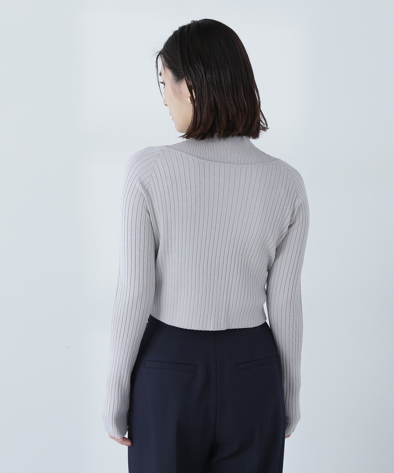  「コンパクトリブアンサンブル」|ニット・セーター|