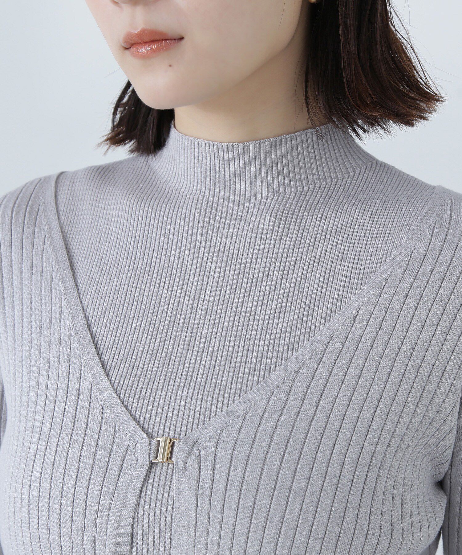  「コンパクトリブアンサンブル」|ニット・セーター|