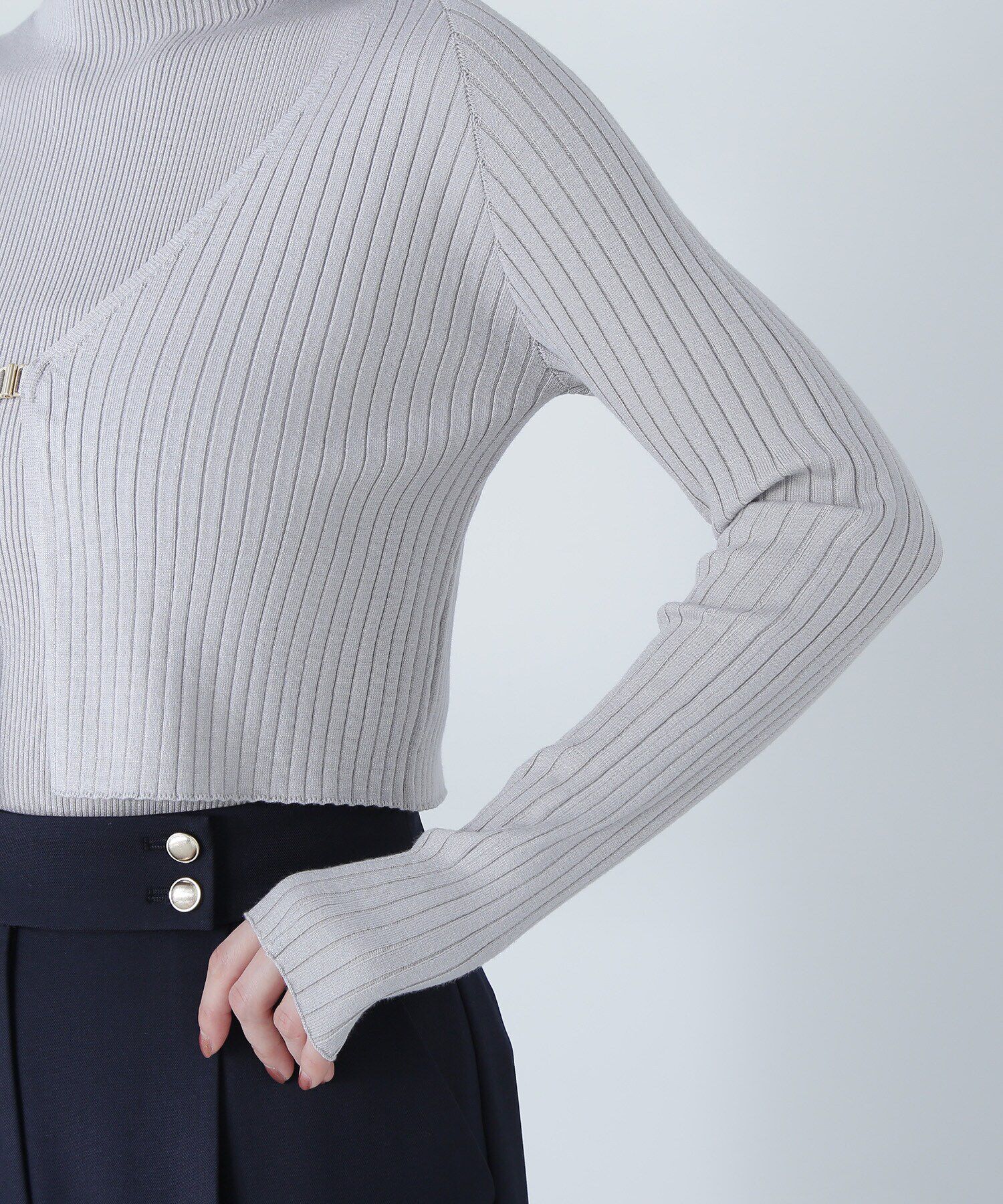  「コンパクトリブアンサンブル」|ニット・セーター|