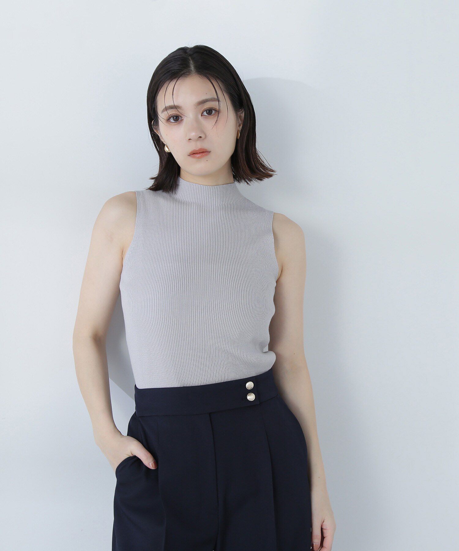  「コンパクトリブアンサンブル」|ニット・セーター|