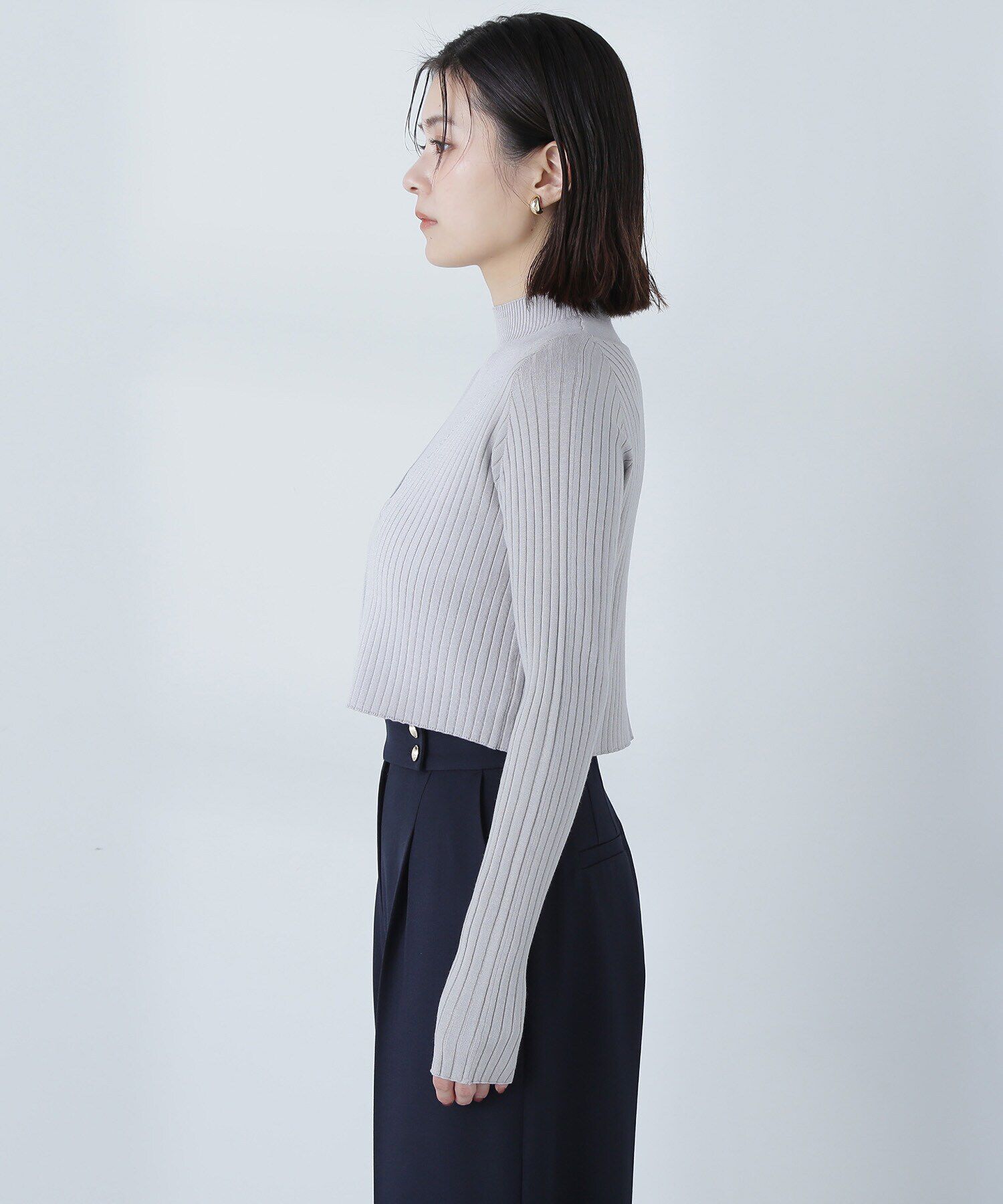  「コンパクトリブアンサンブル」|ニット・セーター|