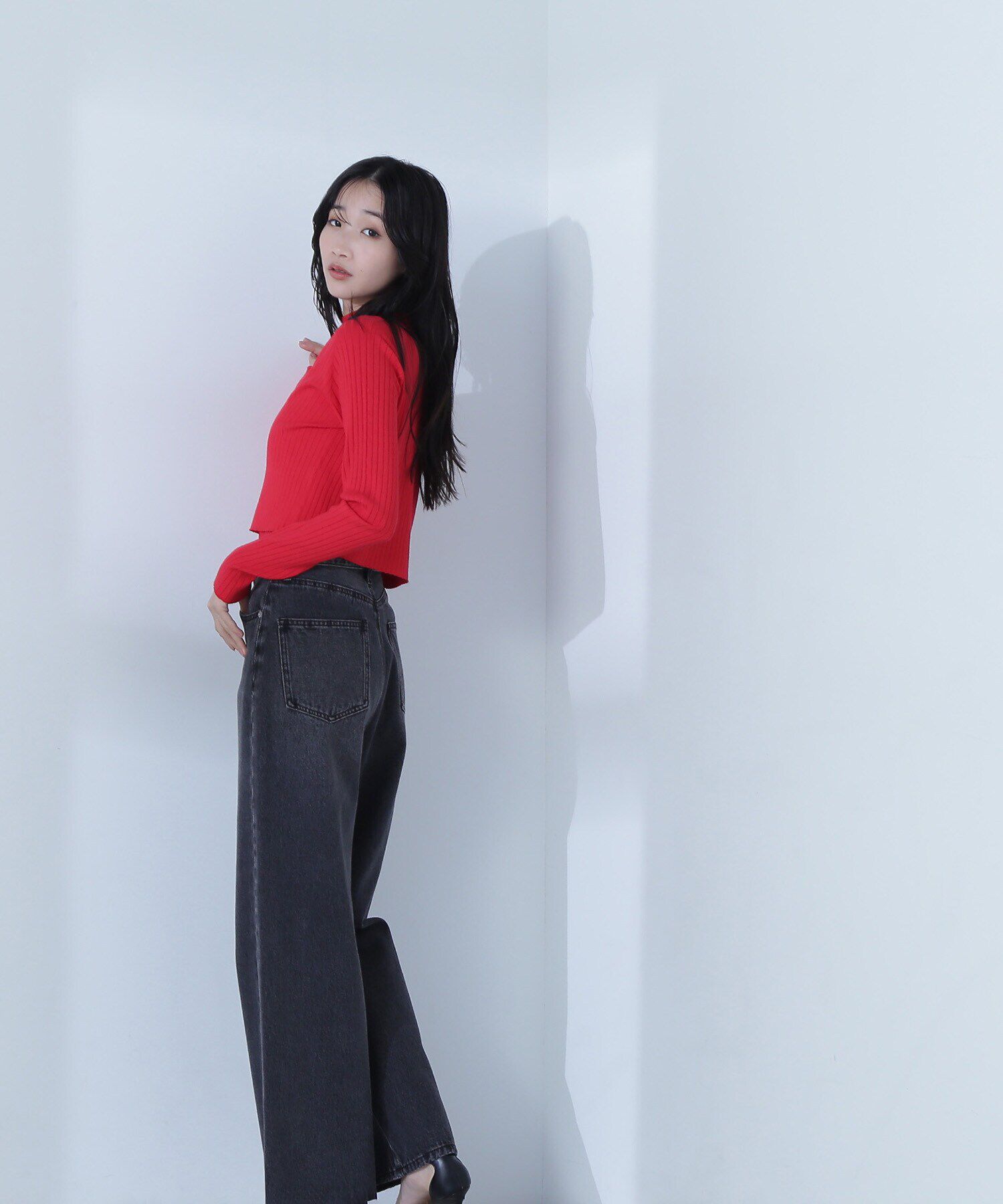  「コンパクトリブアンサンブル」|ニット・セーター|