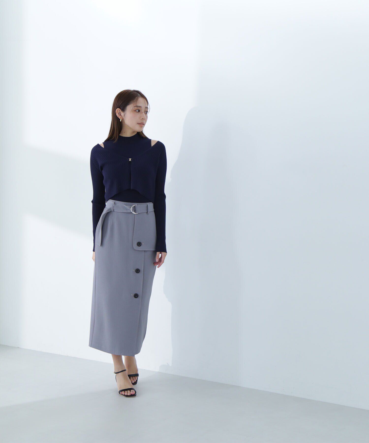  「コンパクトリブアンサンブル」|ニット・セーター|