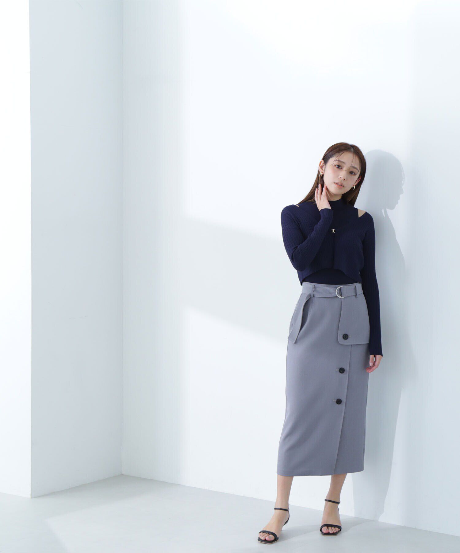  「コンパクトリブアンサンブル」|ニット・セーター|