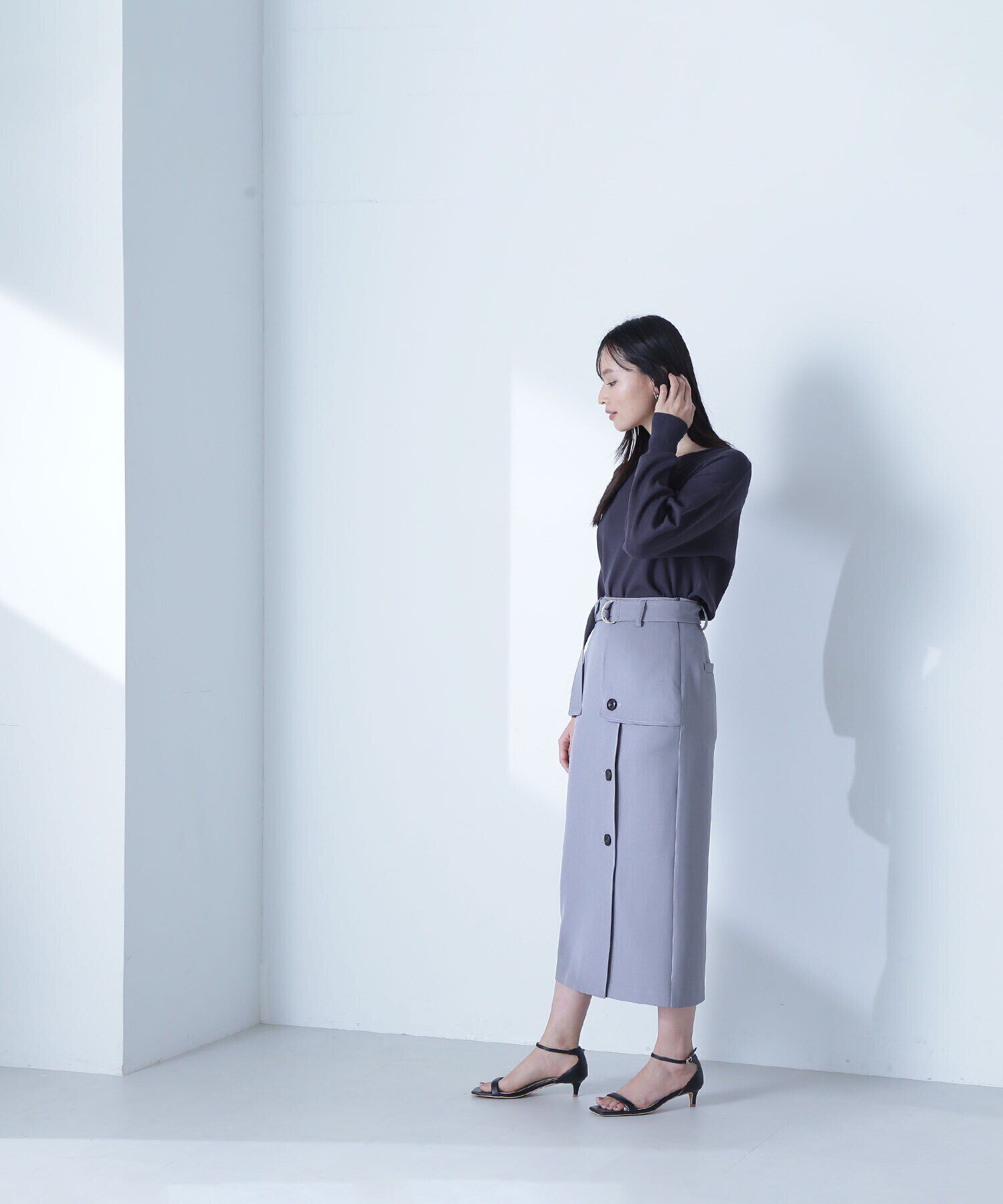  「総針ベーシックシリーズ Vネックニット」|ニット・セーター|