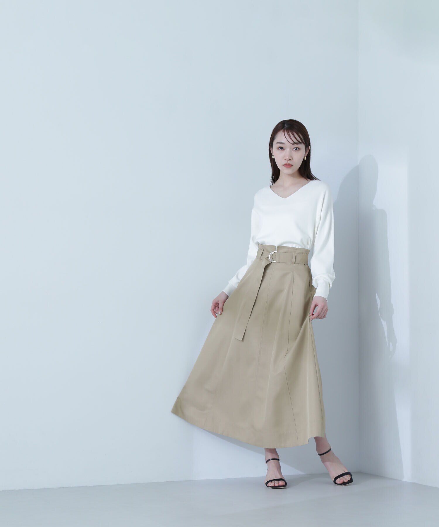  「総針ベーシックシリーズ Vネックニット」|ニット・セーター|