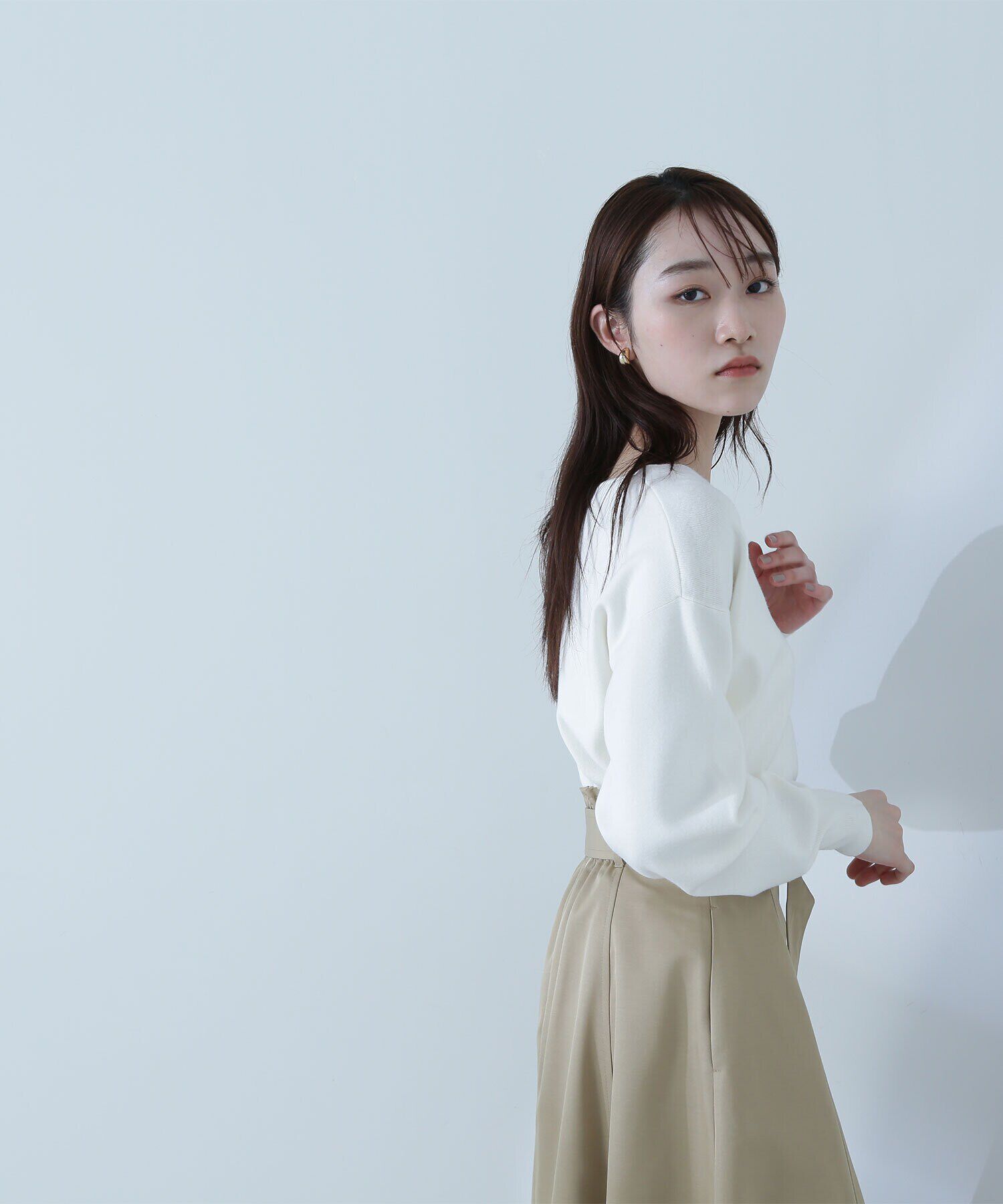  「総針ベーシックシリーズ Vネックニット」|ニット・セーター|