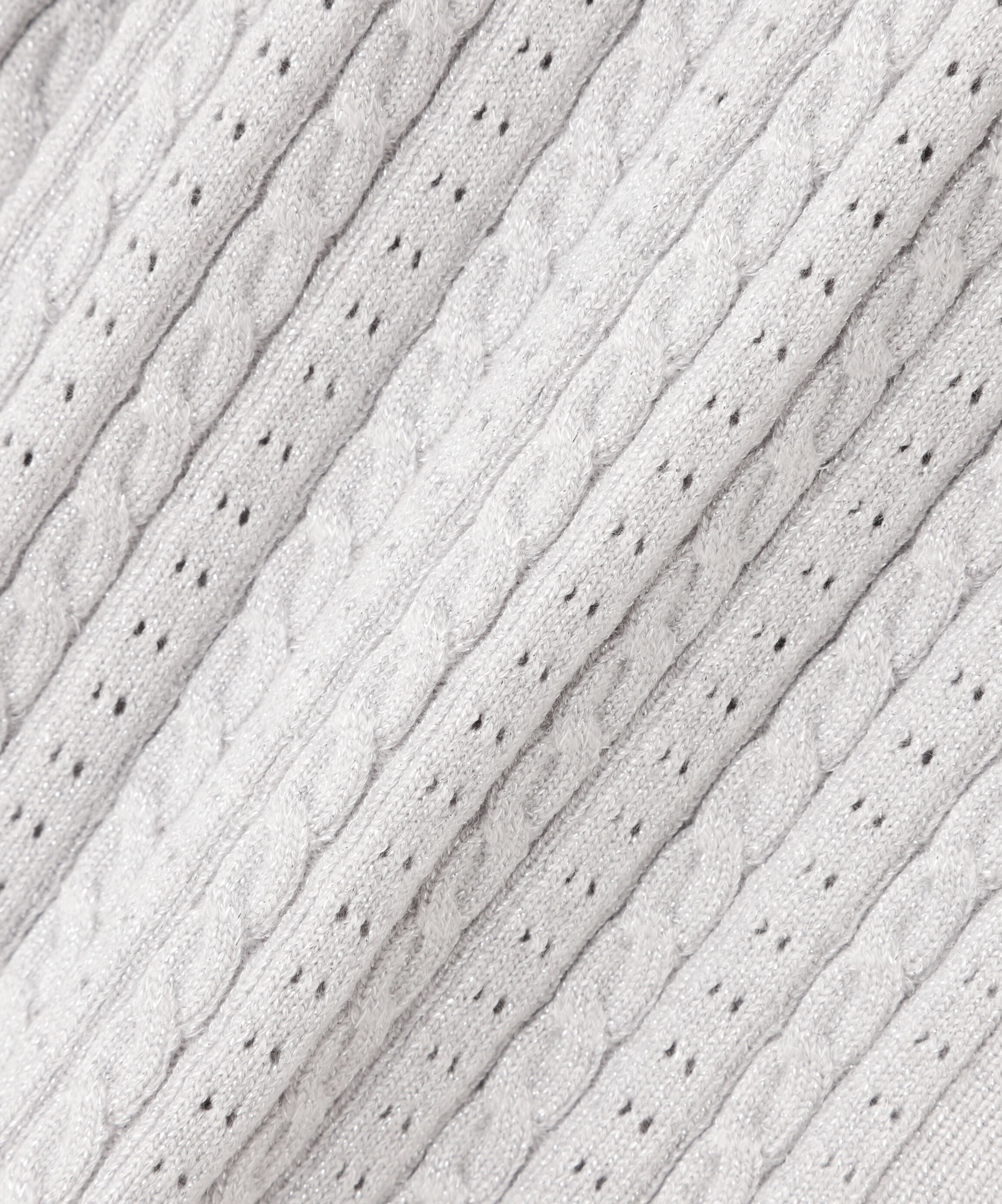  「ラメケーブルカーデ＆ビスチェ」|ニット・セーター|