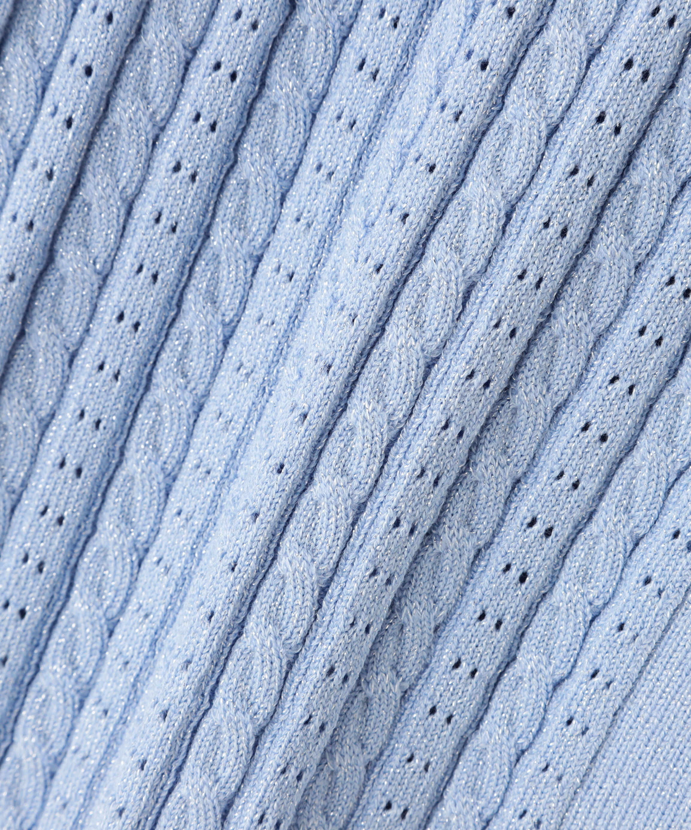  「ラメケーブルカーデ＆ビスチェ」|ニット・セーター|