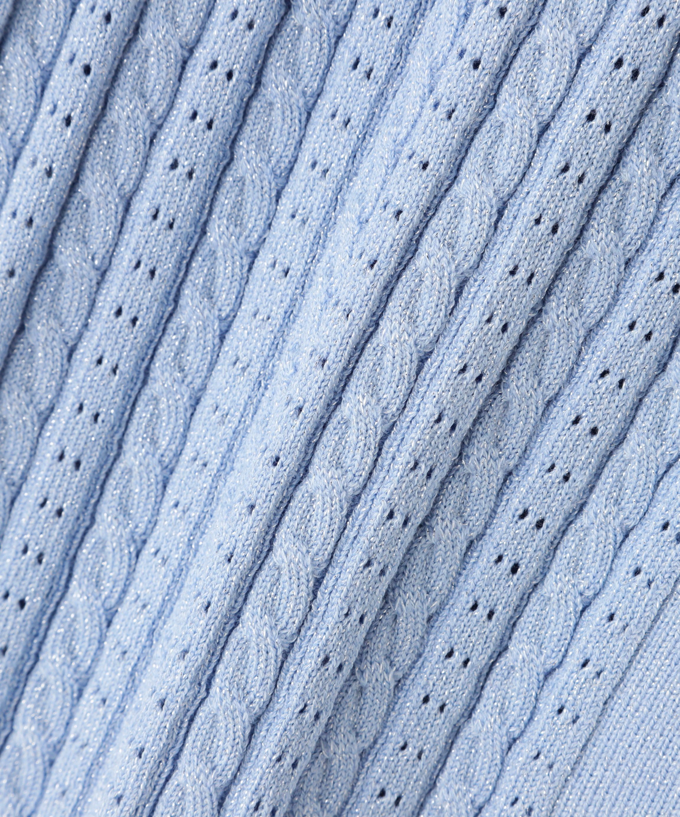  「ラメケーブルカーデ＆ビスチェ」|ニット・セーター|