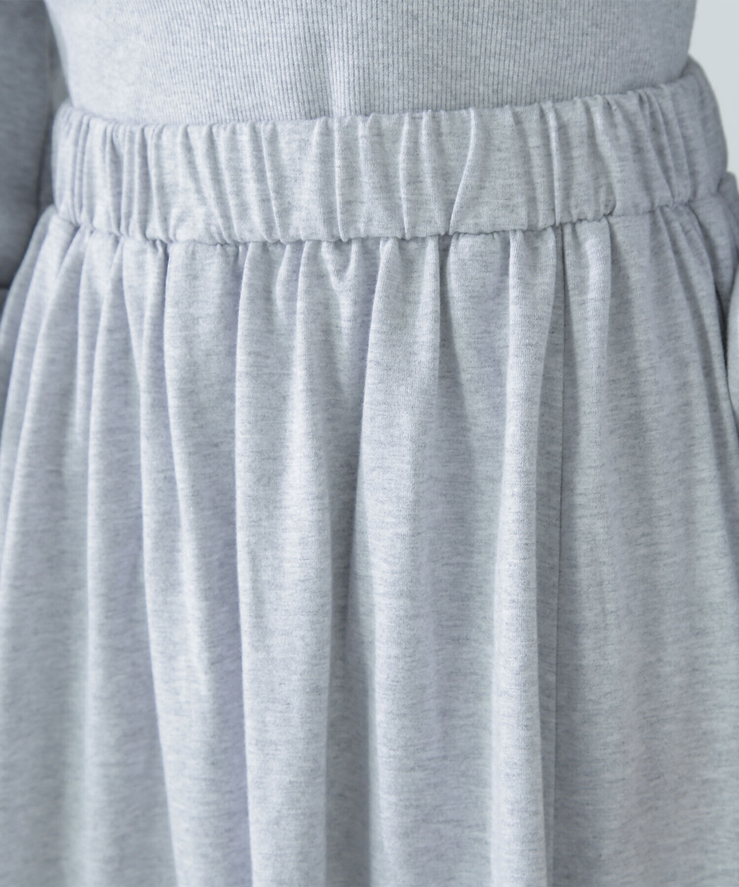  「裏毛トップス＆フレアスカート」|ワンピース|