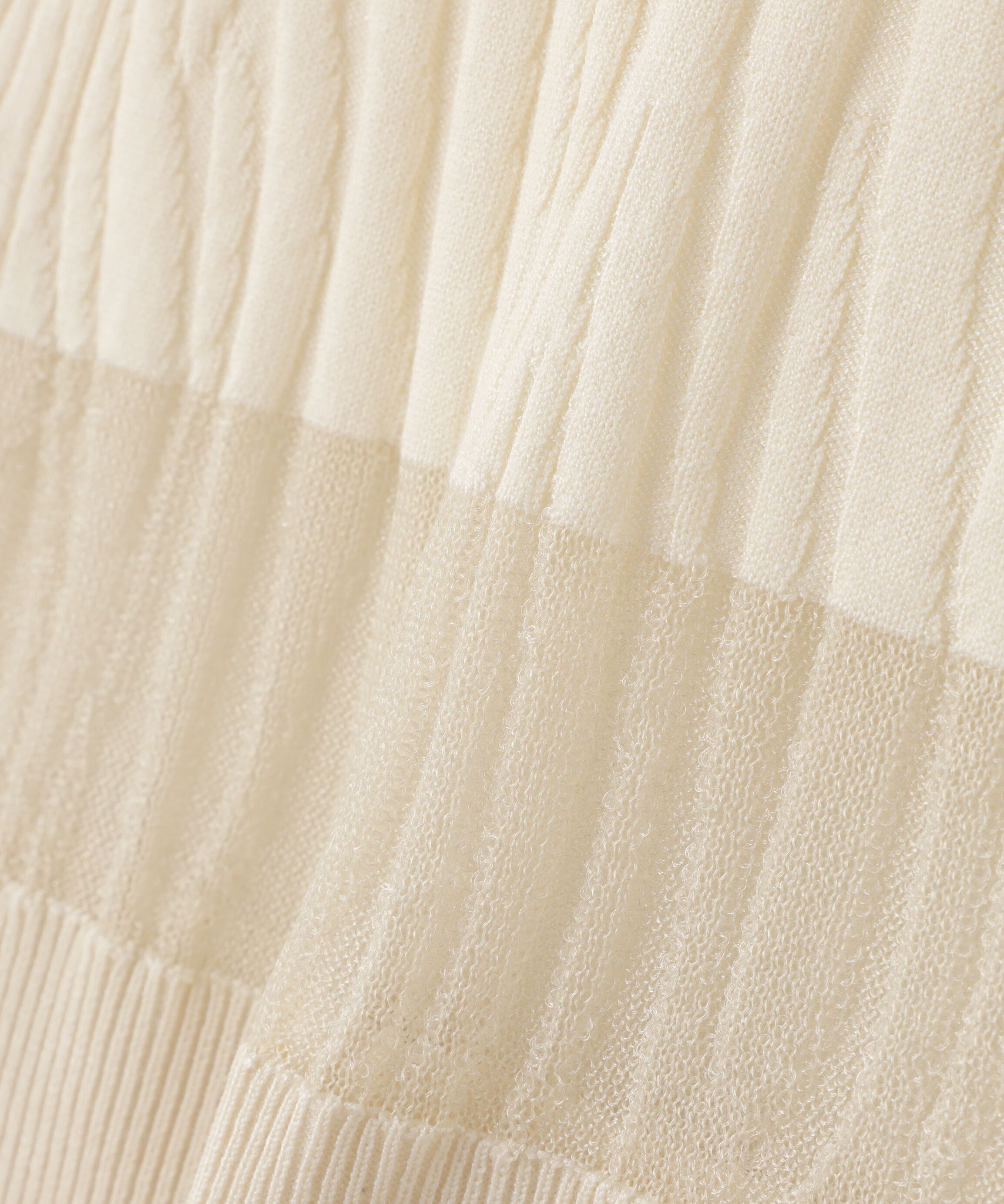  「ウェーブシアーボーダー SETUP ニット」|ニット・セーター|