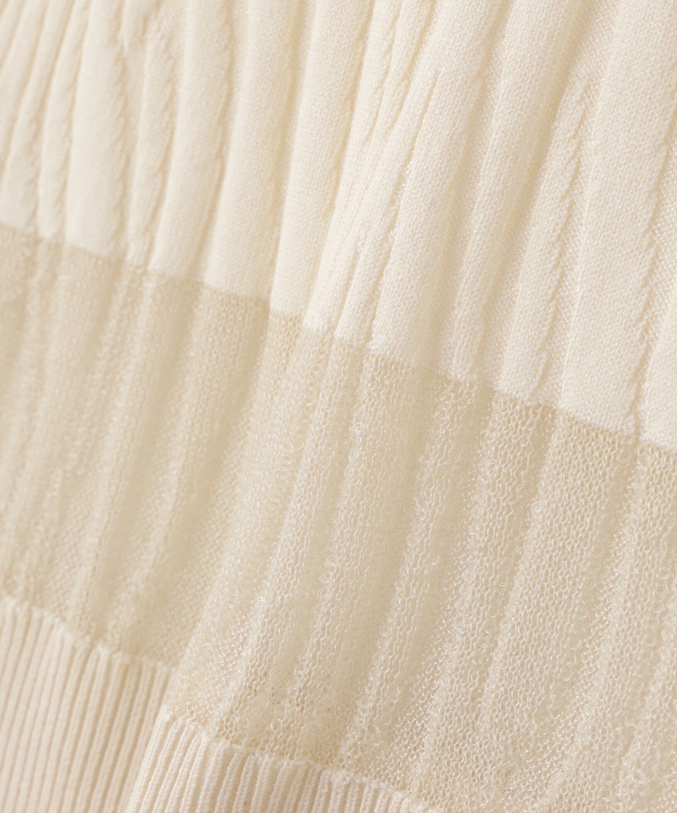  「ウェーブシアーボーダー SETUP ニット」|ニット・セーター|