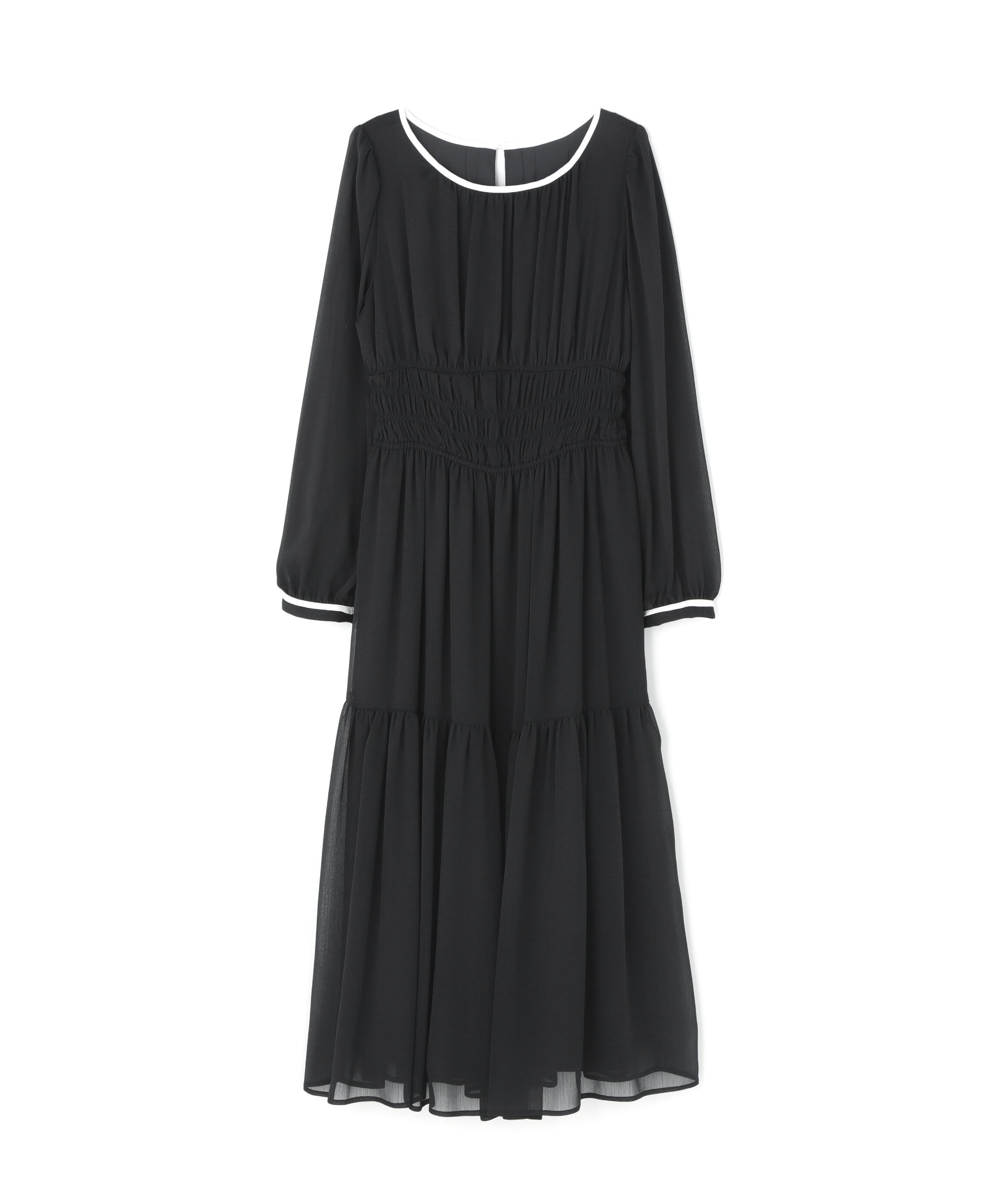  「楊柳バイカラーワンピース」|ワンピース|