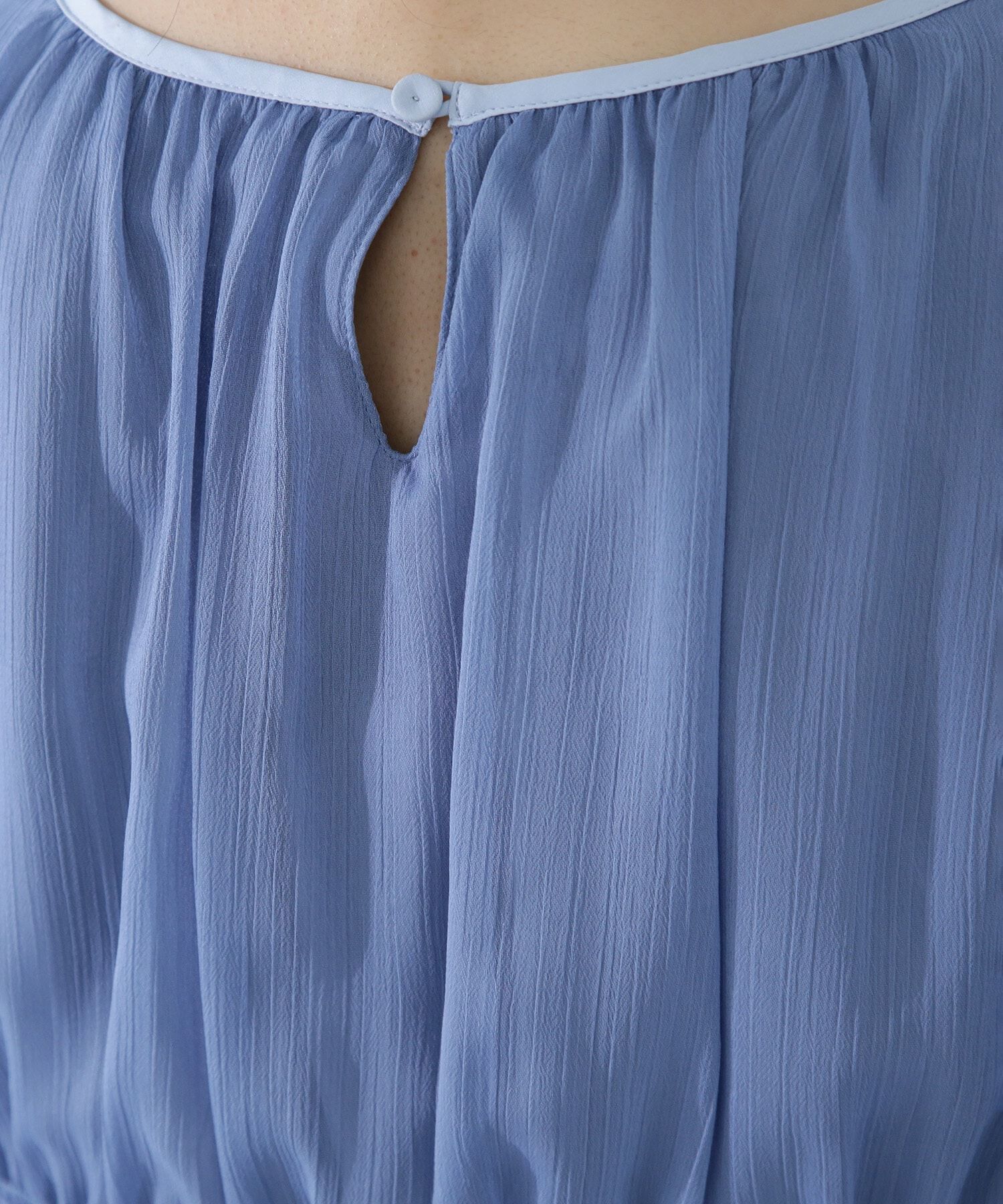  「楊柳バイカラーワンピース」|ワンピース|