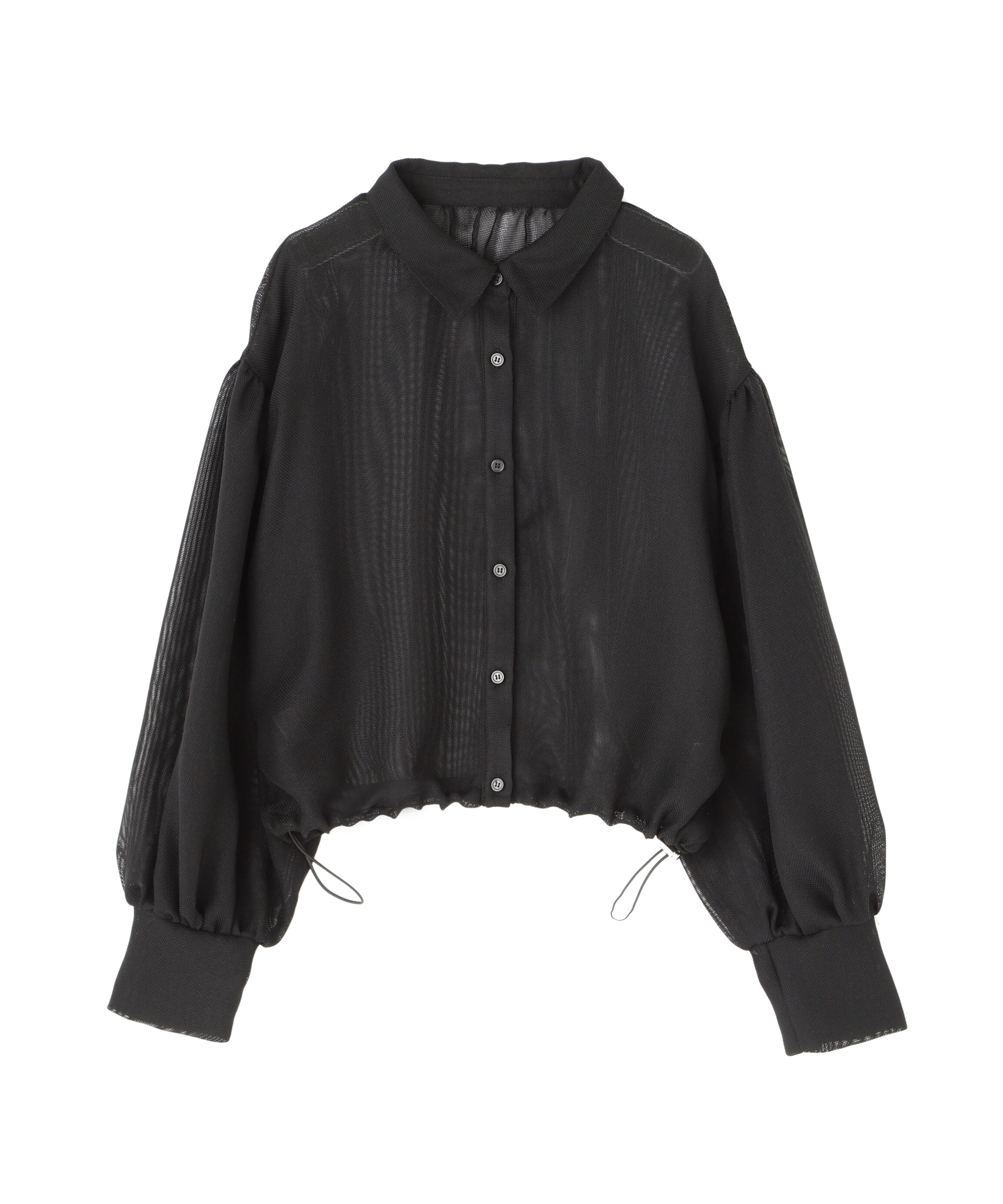  「シャツカラーメッシュブルゾン」|ブルゾン・スタジャン|