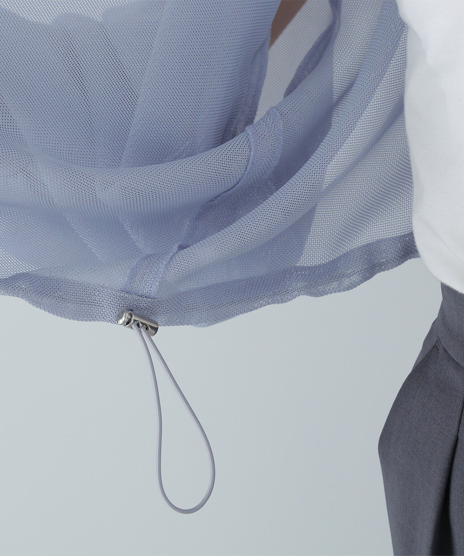  「シャツカラーメッシュブルゾン」|ブルゾン・スタジャン|