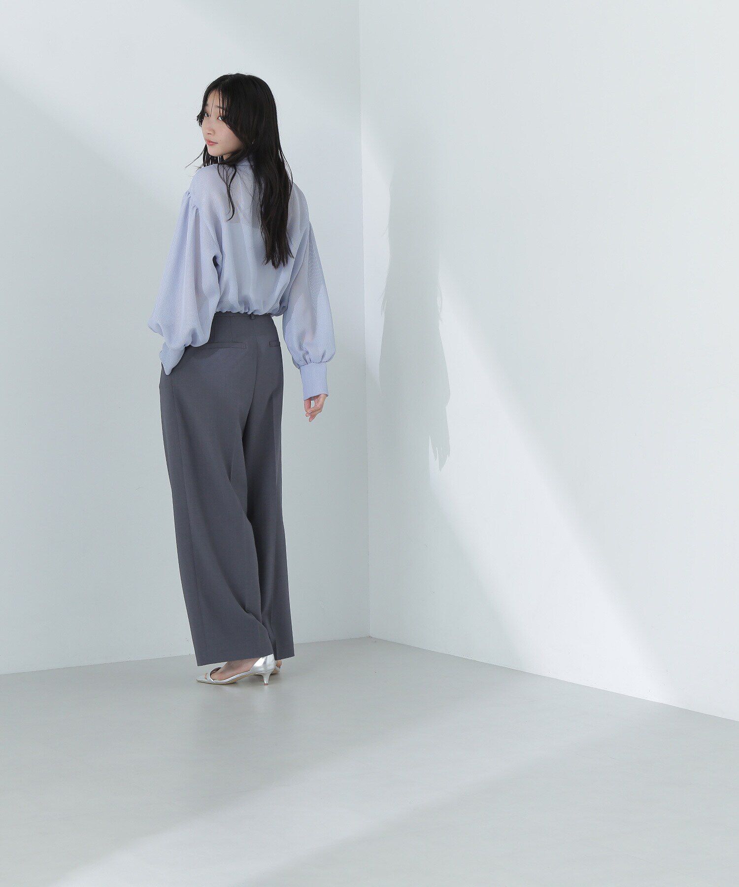  「シャツカラーメッシュブルゾン」|ブルゾン・スタジャン|