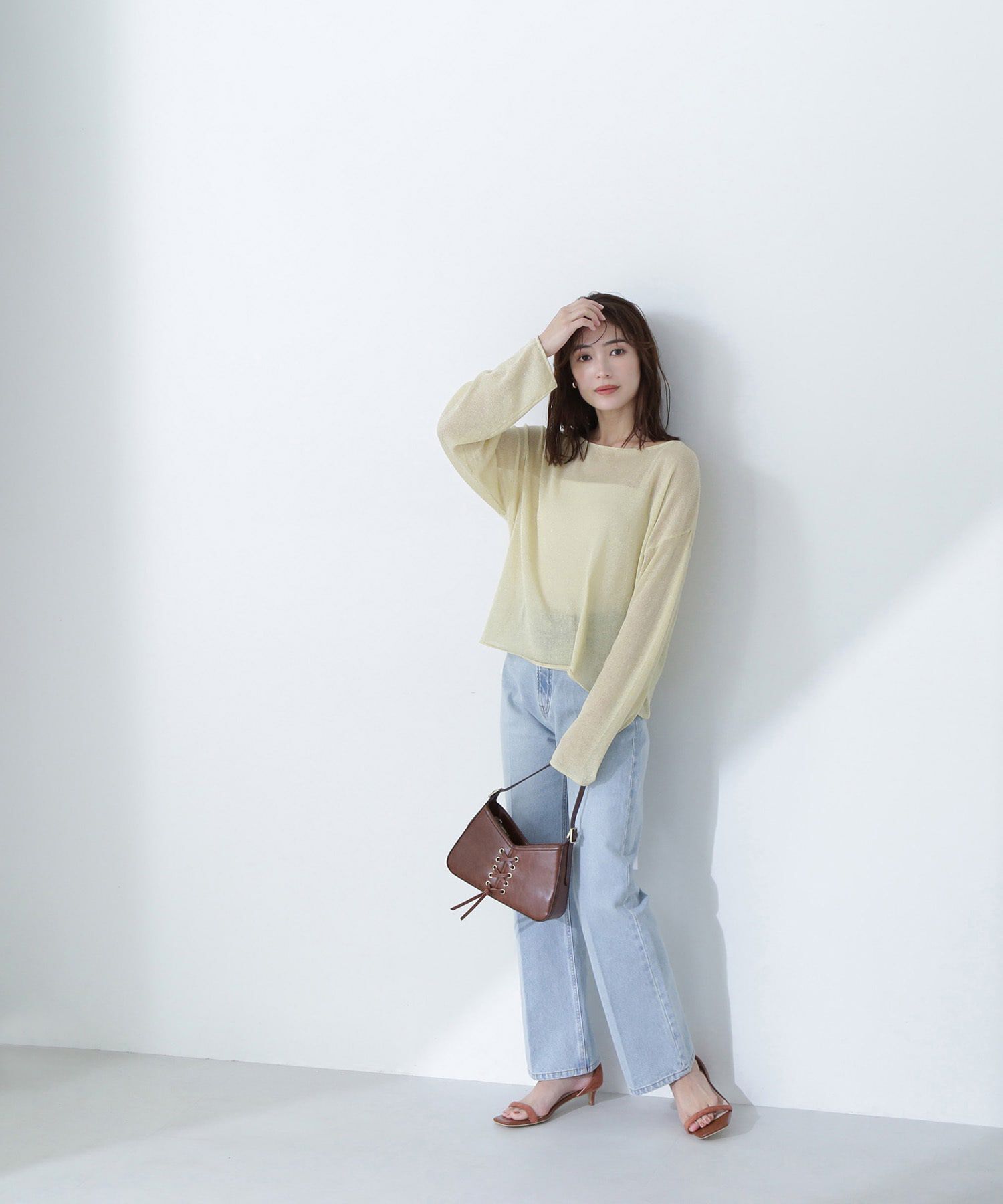  「ラメシアーオーバーニット」|ニット・セーター|