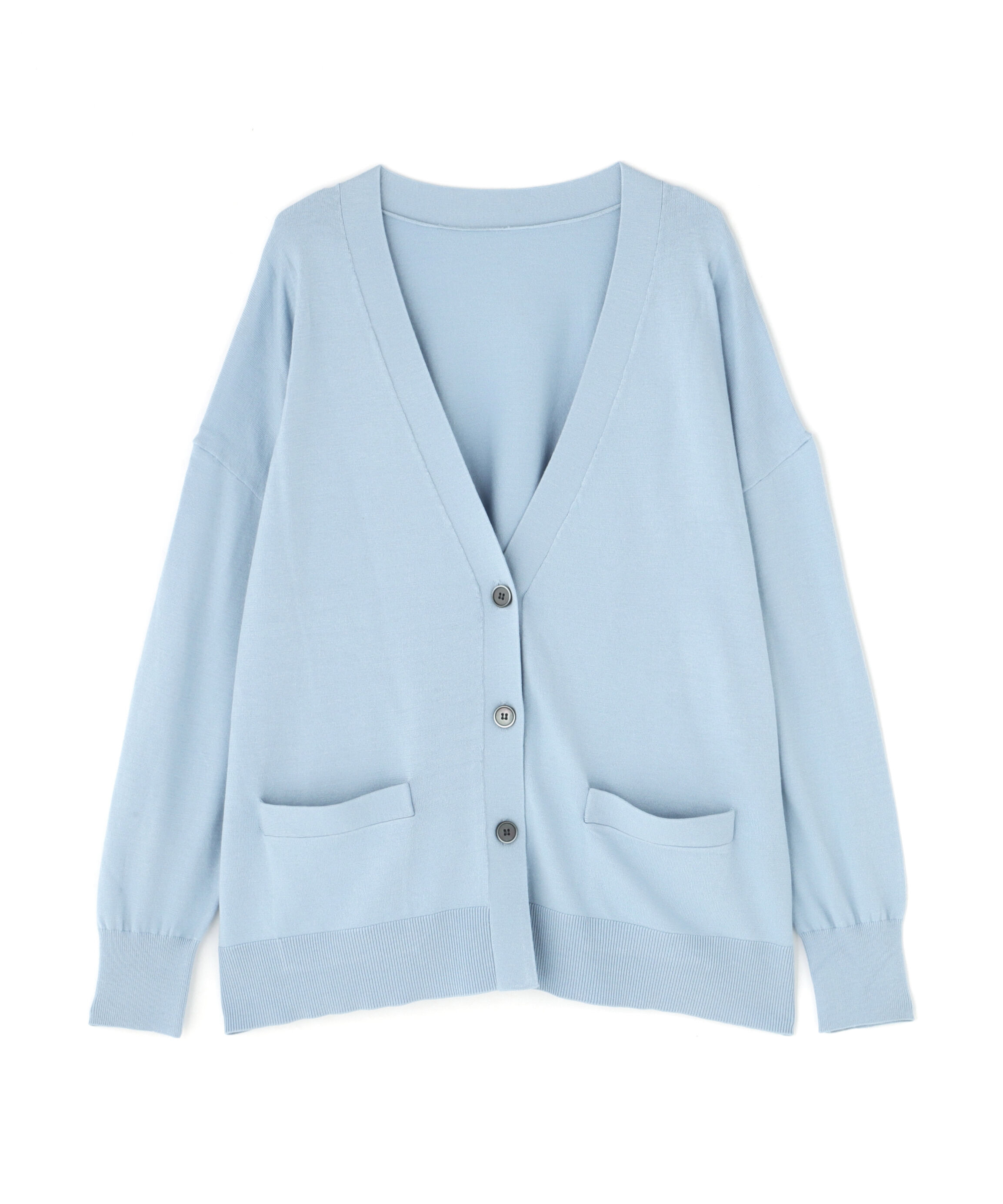  「ベーシックカーディガン Vネックニット」|ニット・セーター|