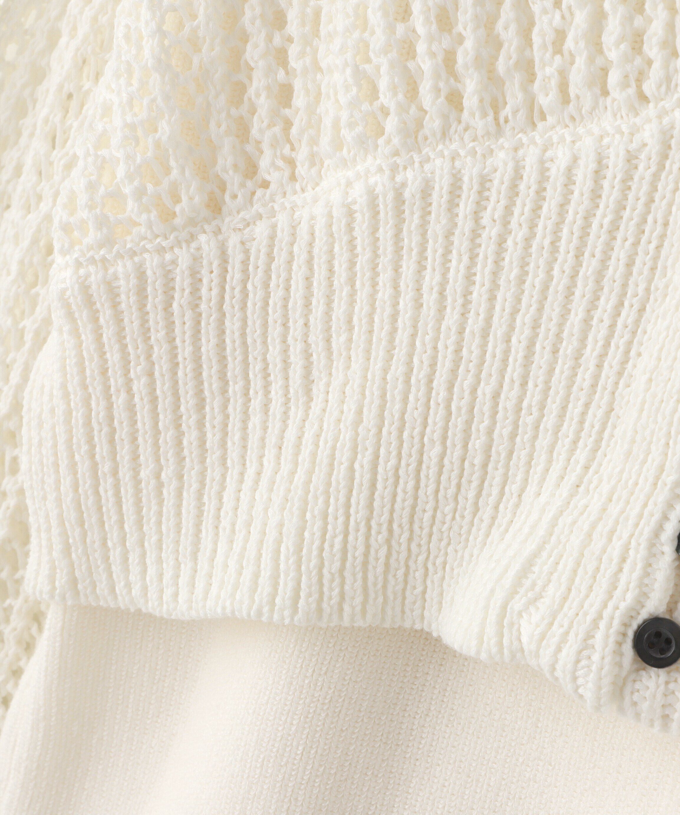  「アメスリレイヤードメッシュカーディガン」|ニット・セーター|